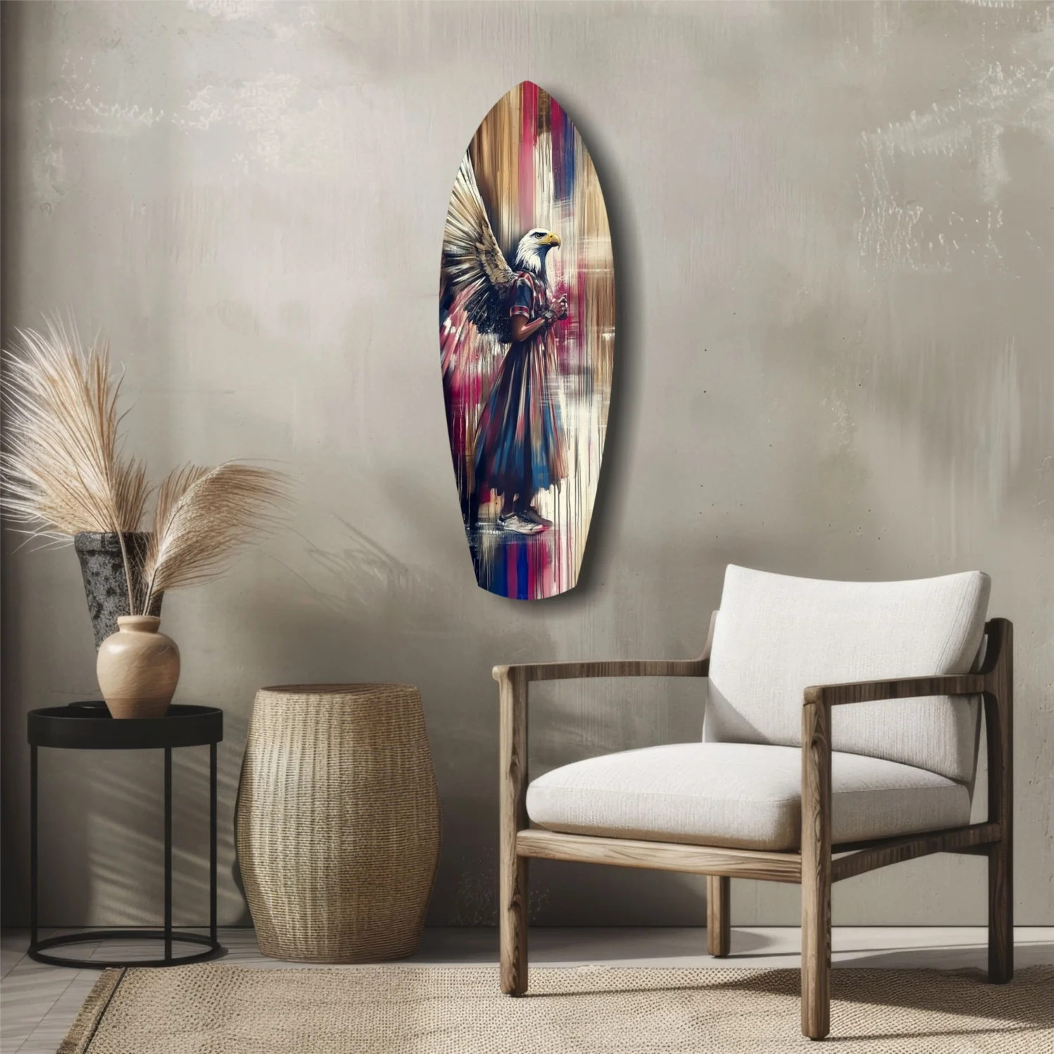 American Eagle Glass Wall Art - Image 5