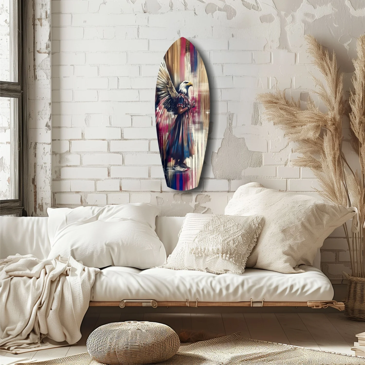 American Eagle Glass Wall Art - Image 6