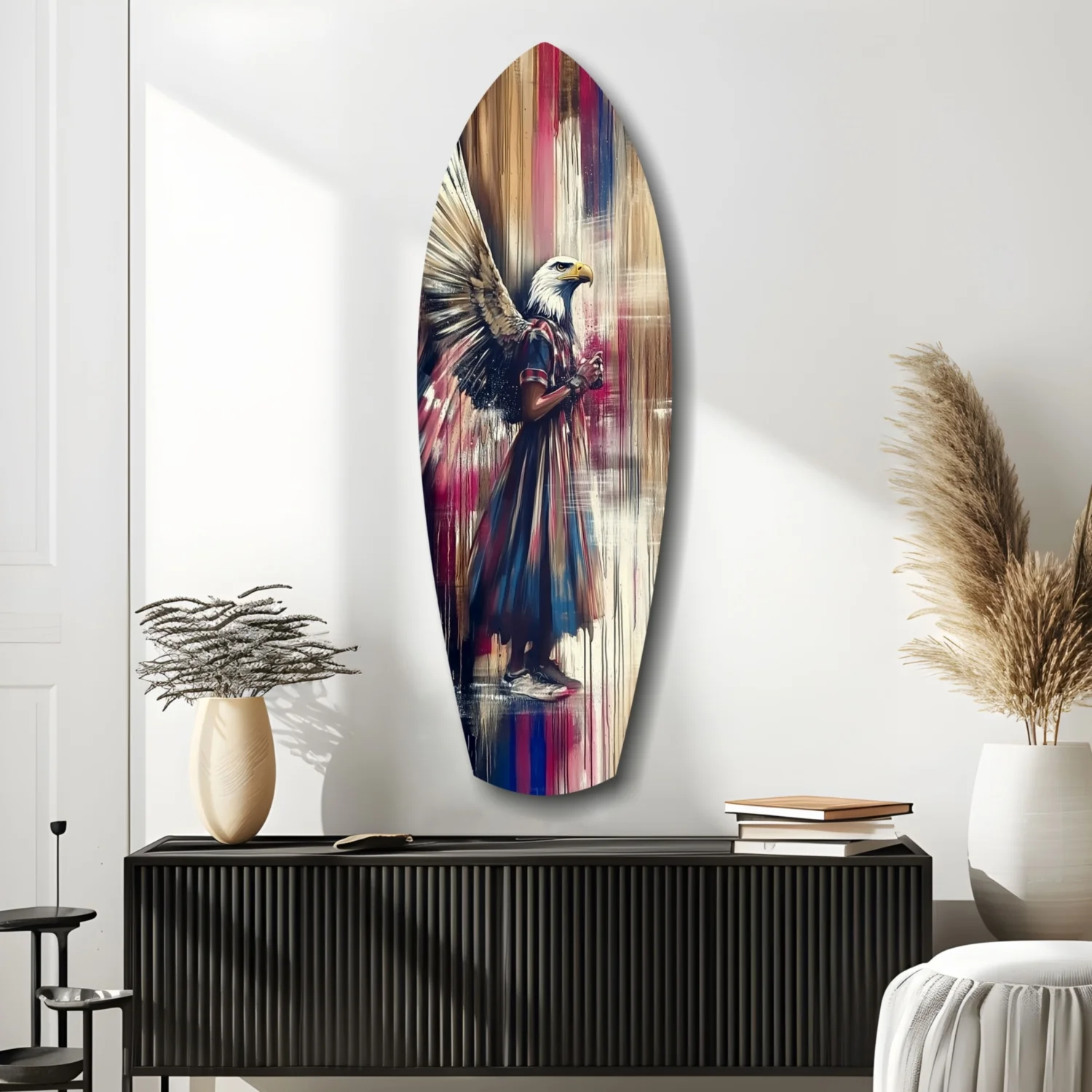 American Eagle Glass Wall Art - Image 9