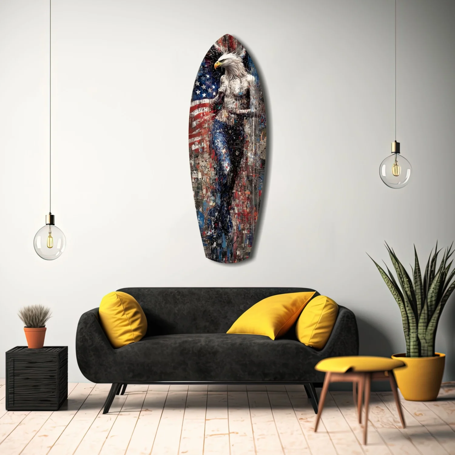 Eagle Glass Wall Art - Image 11