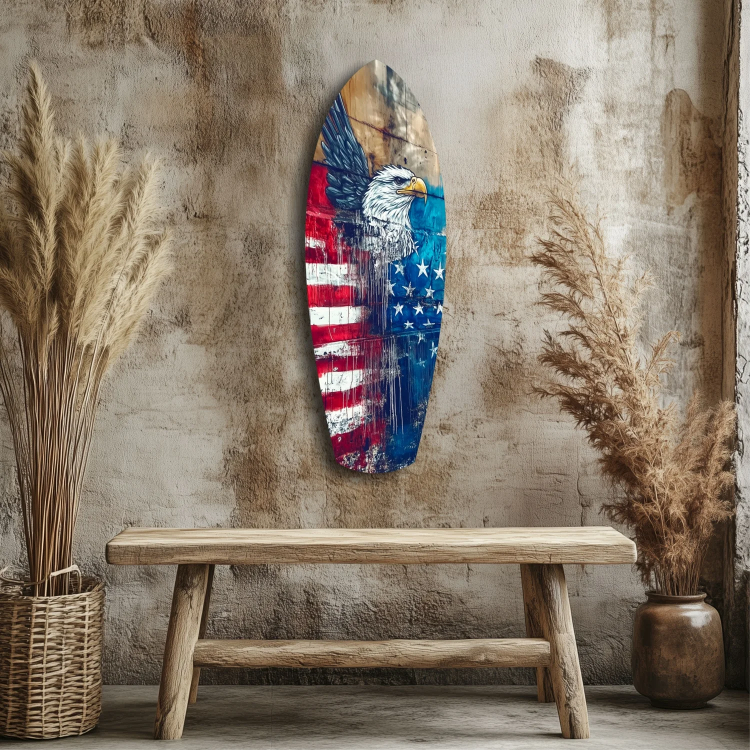 American Eagle Glass Wall Art - Image 3