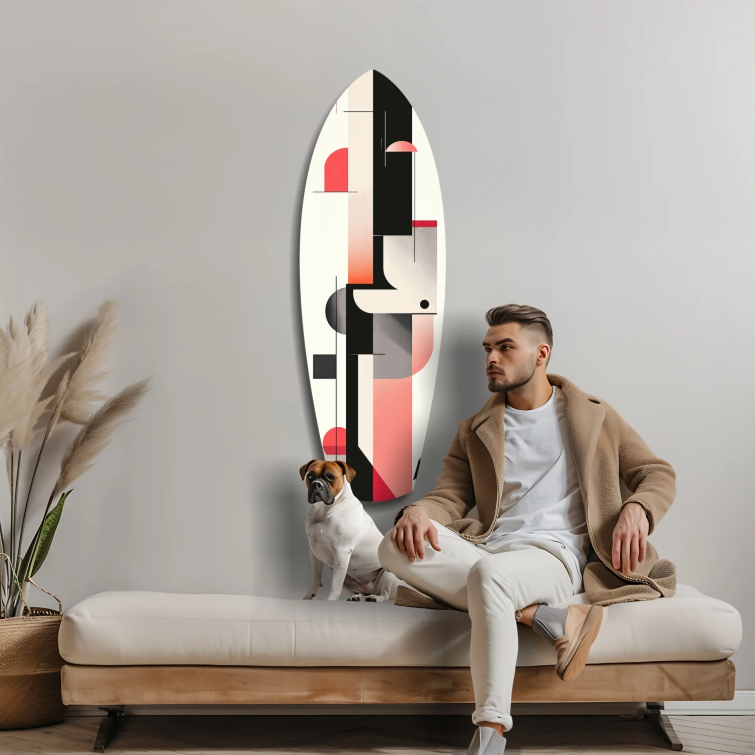Modern Wave Harmony Glass Wall Art - Image 8