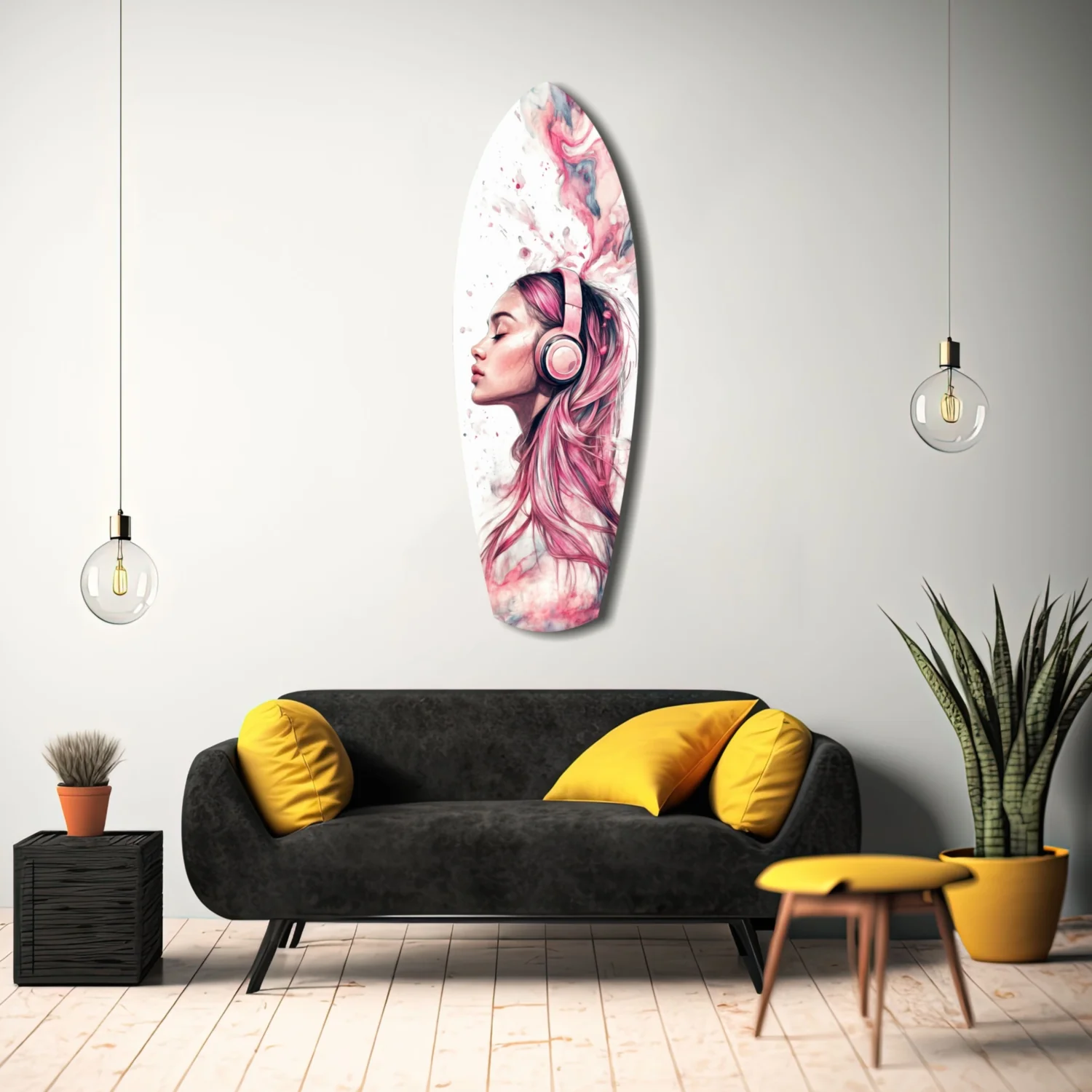 Dreamwave Beats Glass Wall Art - Image 11