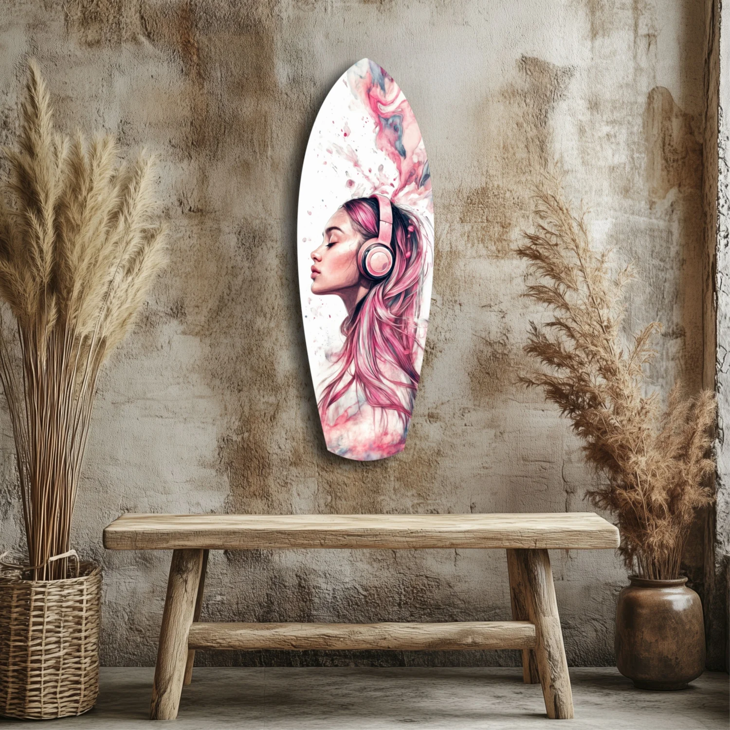 Dreamwave Beats Glass Wall Art - Image 3