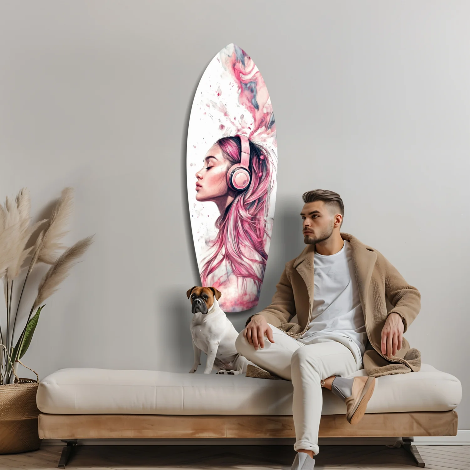 Dreamwave Beats Glass Wall Art - Image 8