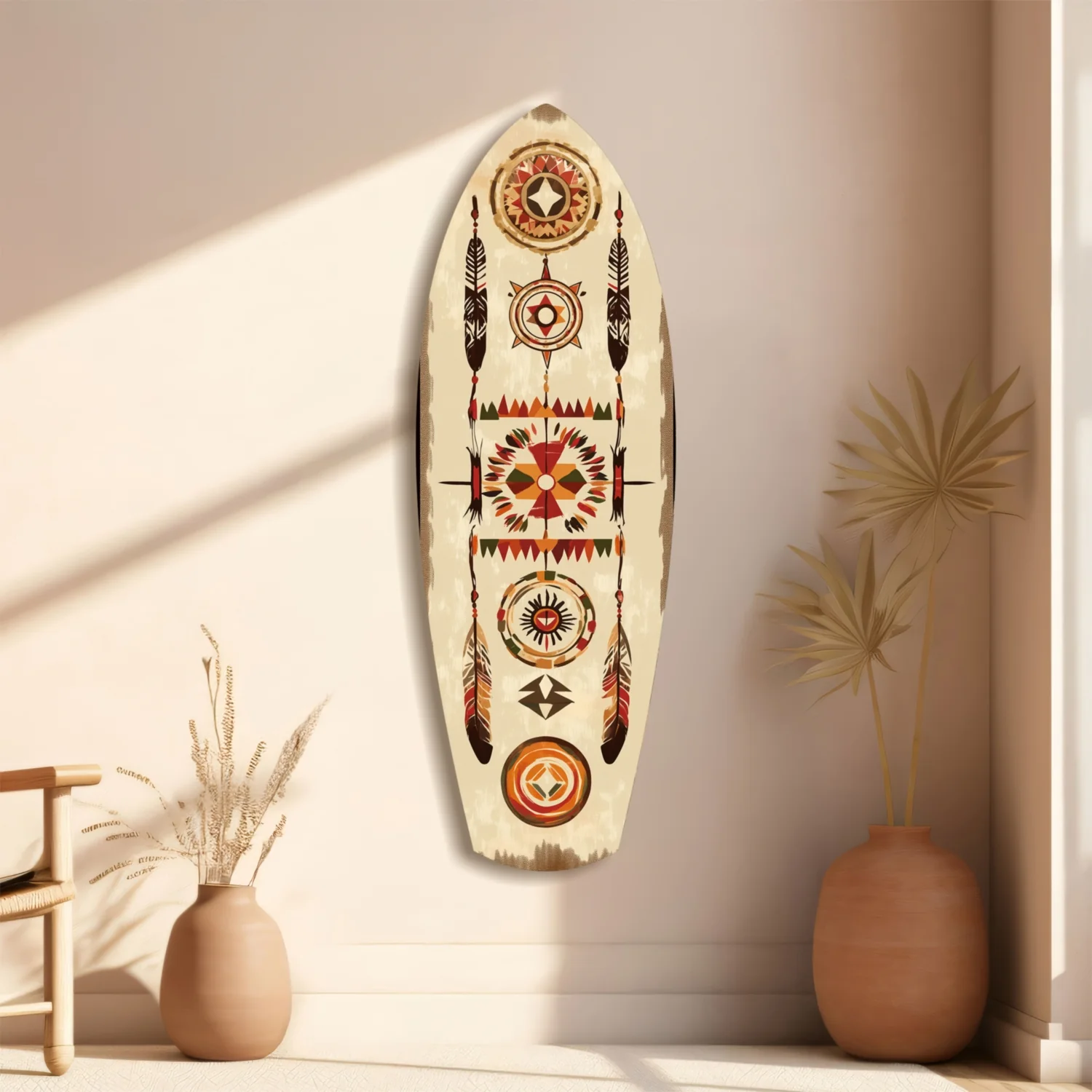 Aztech Patterns Glass Wall Art - Image 10