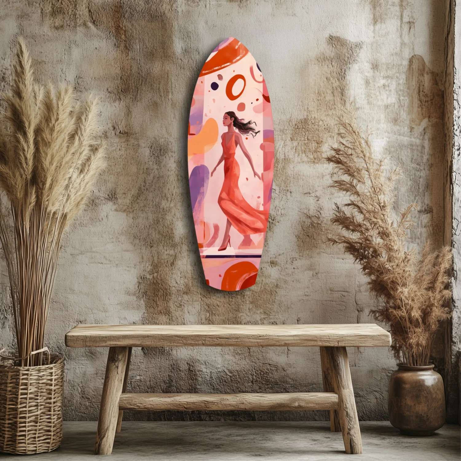Dance Flow Glass Wall Art - Image 3