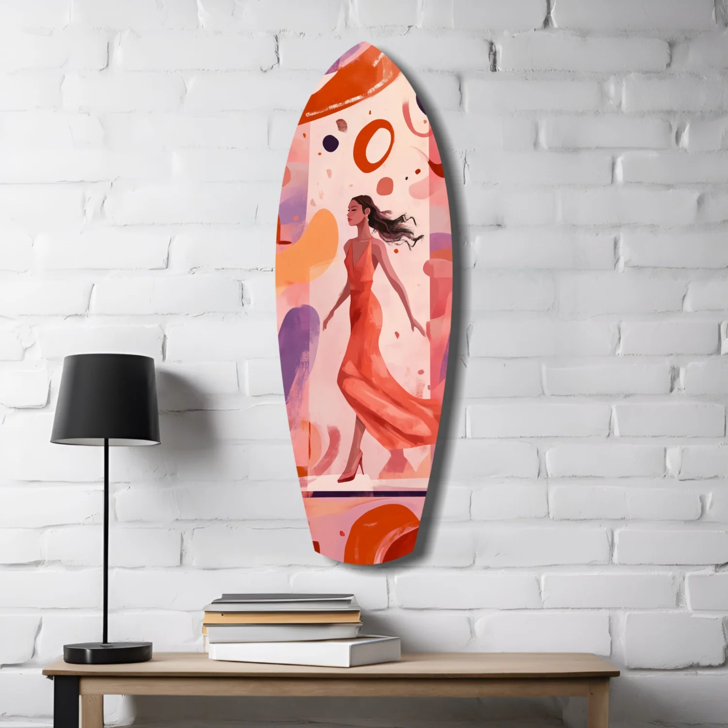 Dance Flow Glass Wall Art - Image 4