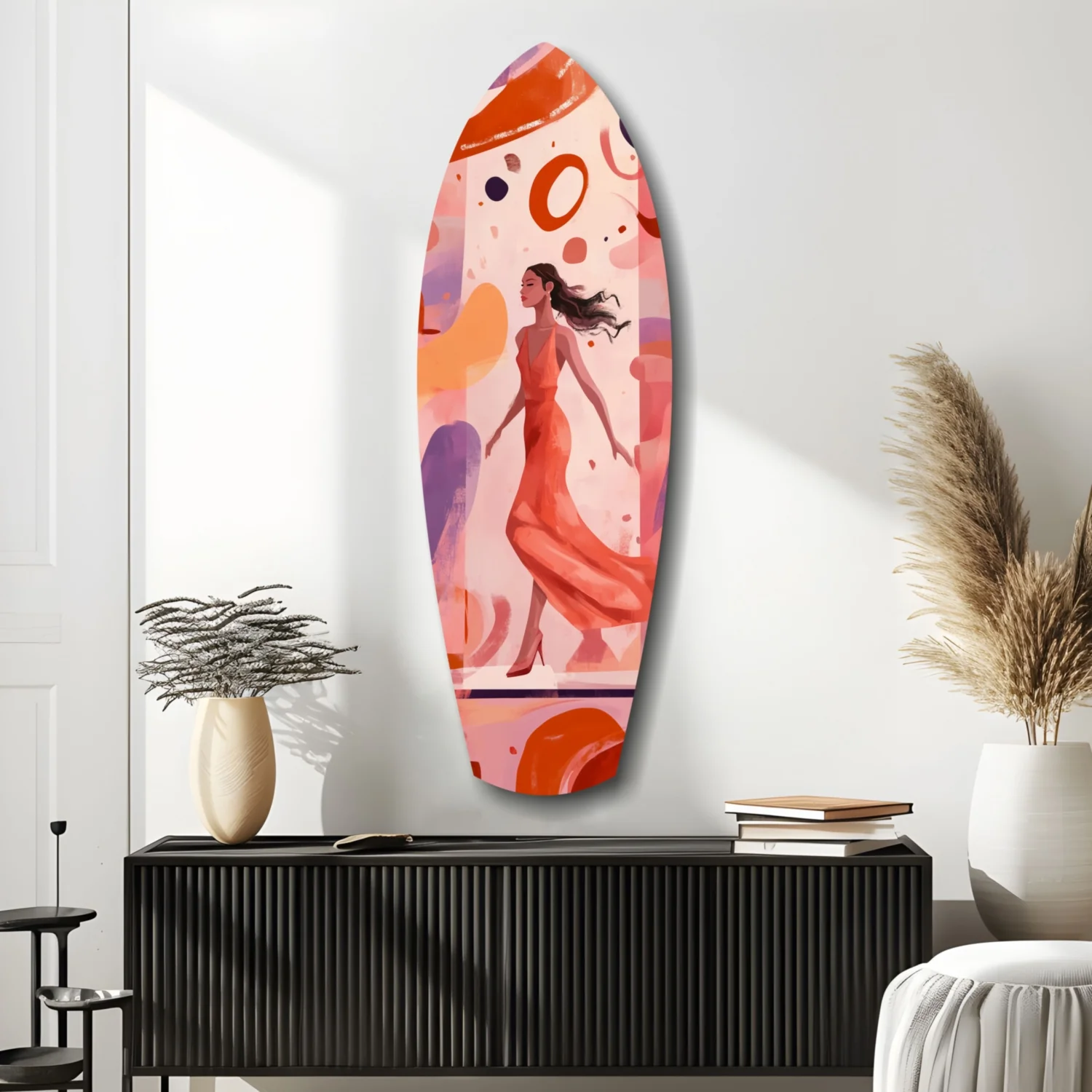 Dance Flow Glass Wall Art - Image 9