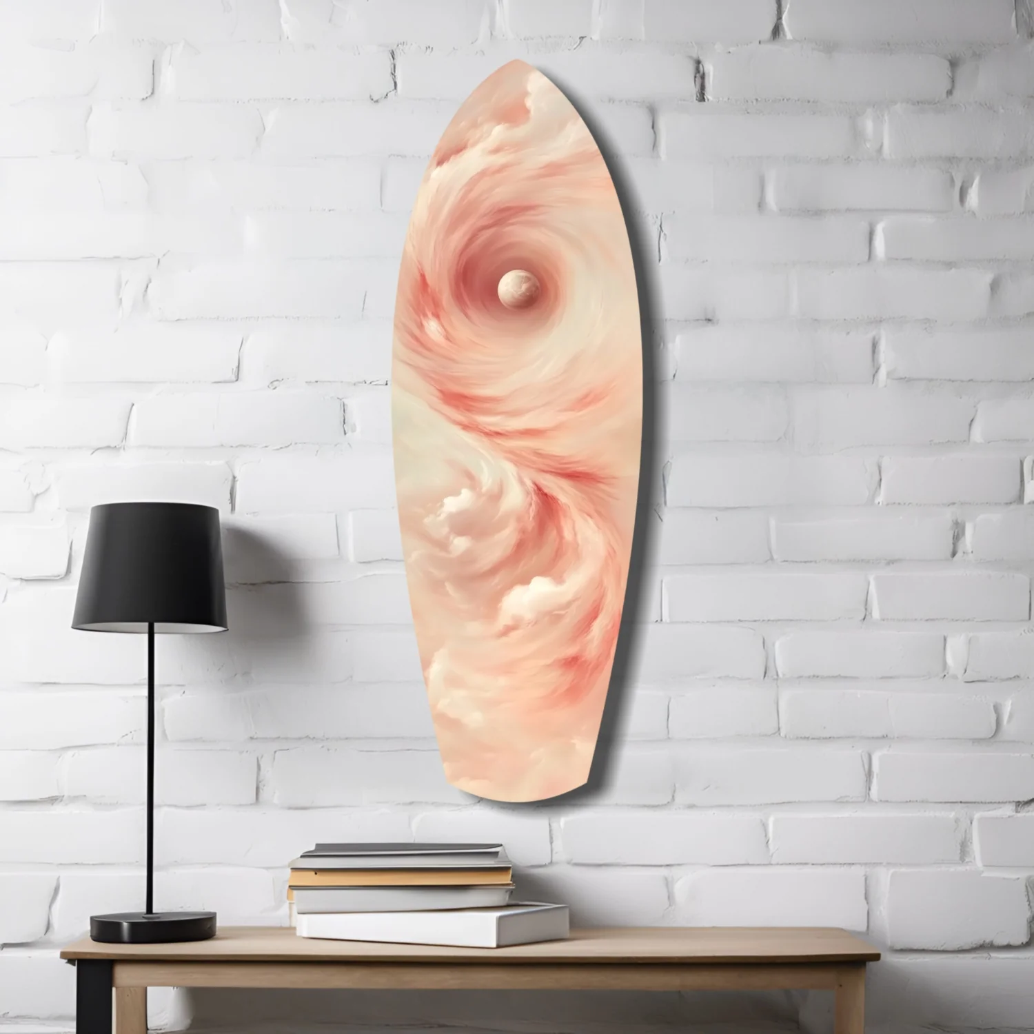 Pinky Swirl Glass Wall Art - Image 4