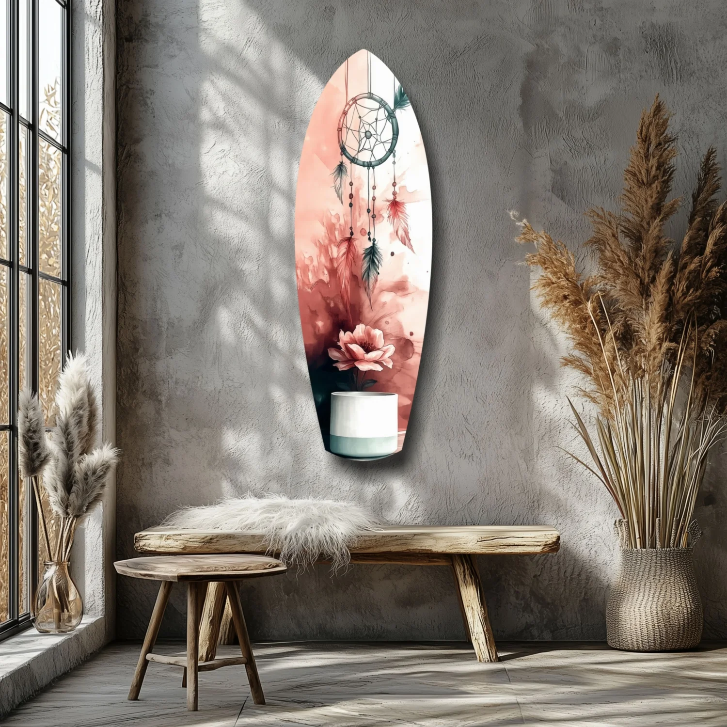Dreamcatcher Glass Wall Art - Image 7