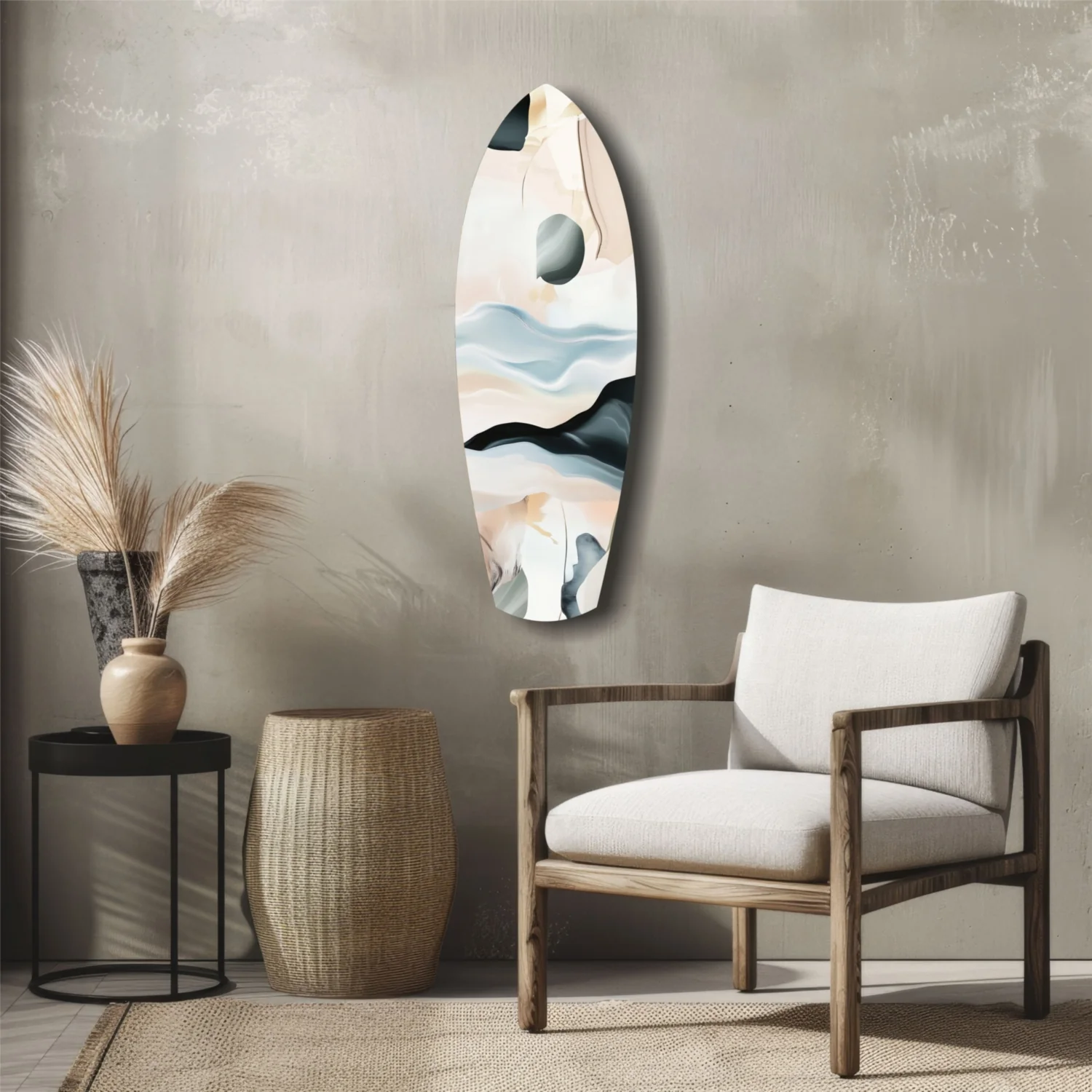 Abstract Sailing Glass Wall Art - Image 5