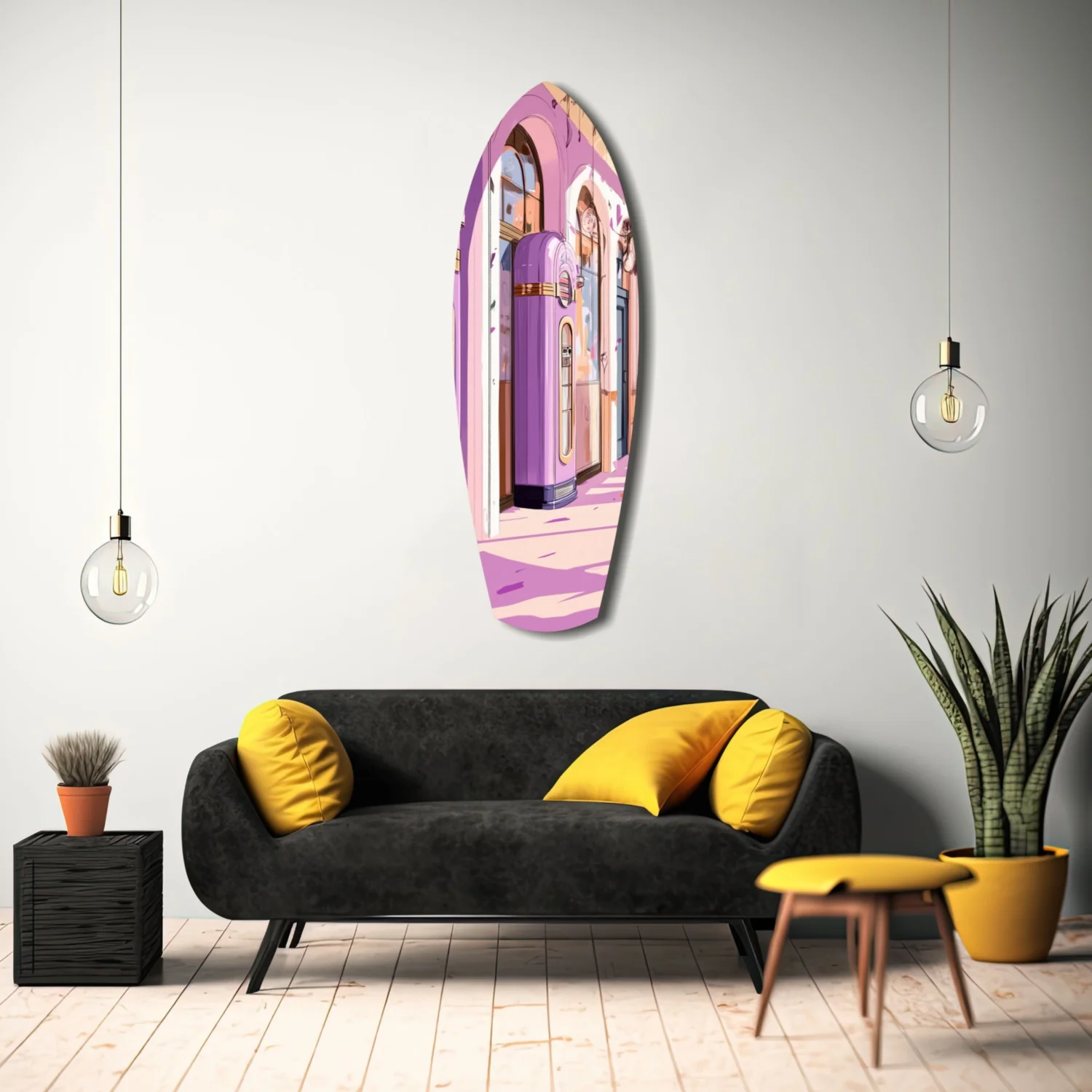 Vintage Melody Box Glass Wall Art - Image 11