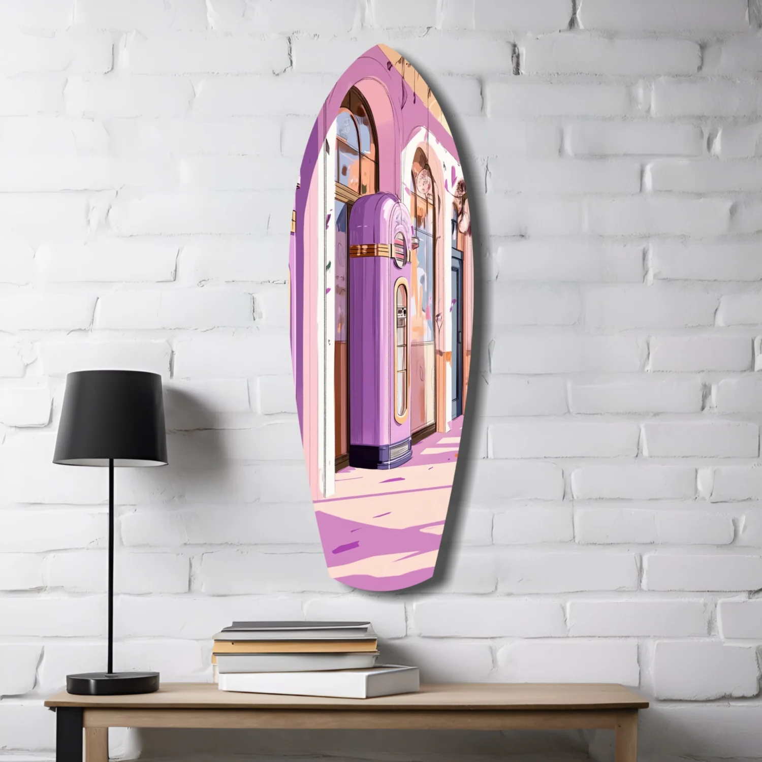 Vintage Melody Box Glass Wall Art - Image 4