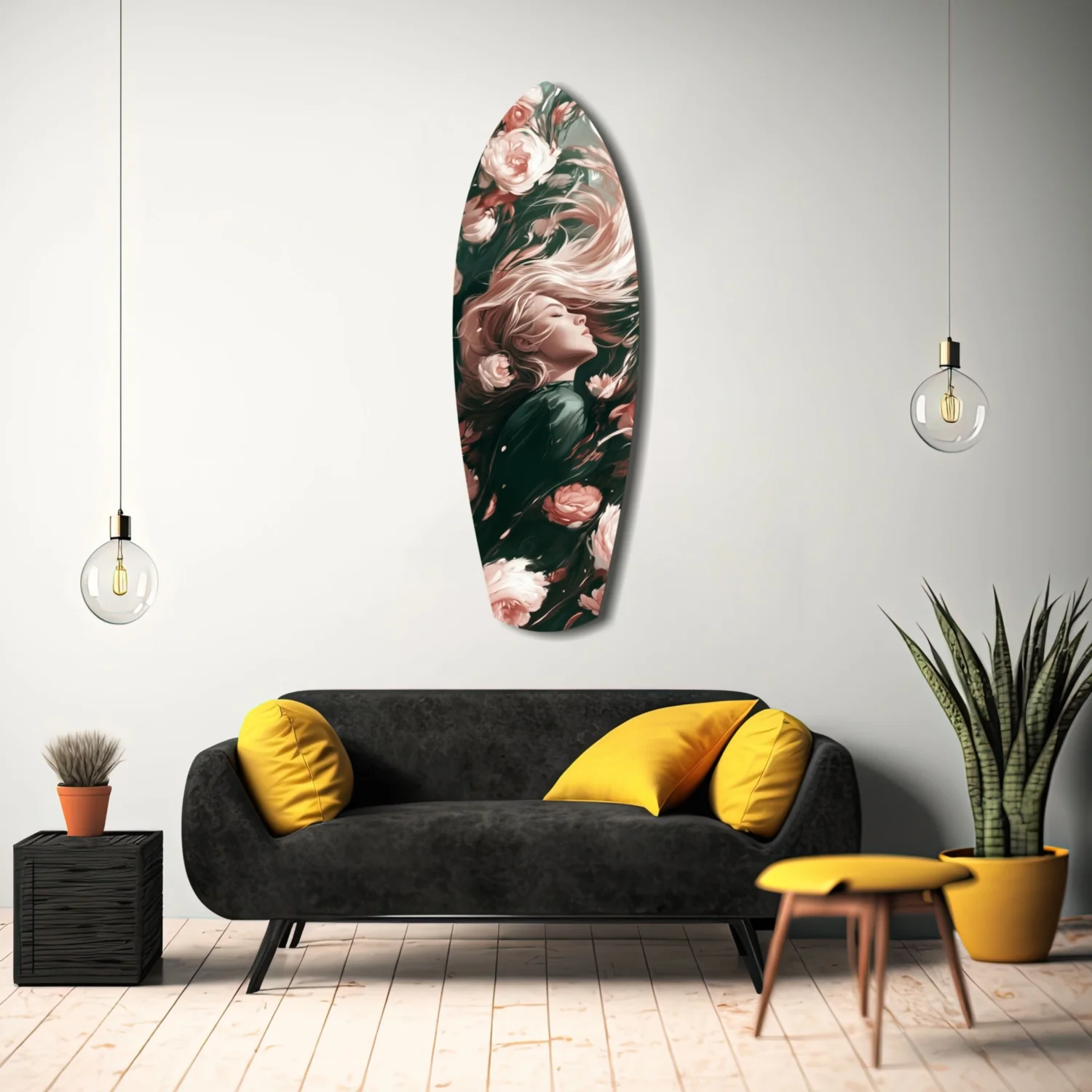 Blooming Breeze Glass Wall Art - Image 11