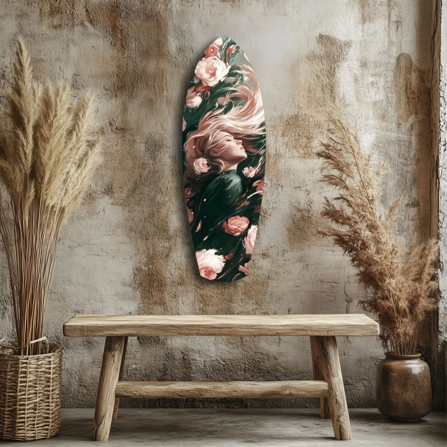 Blooming Breeze Glass Wall Art - Image 3
