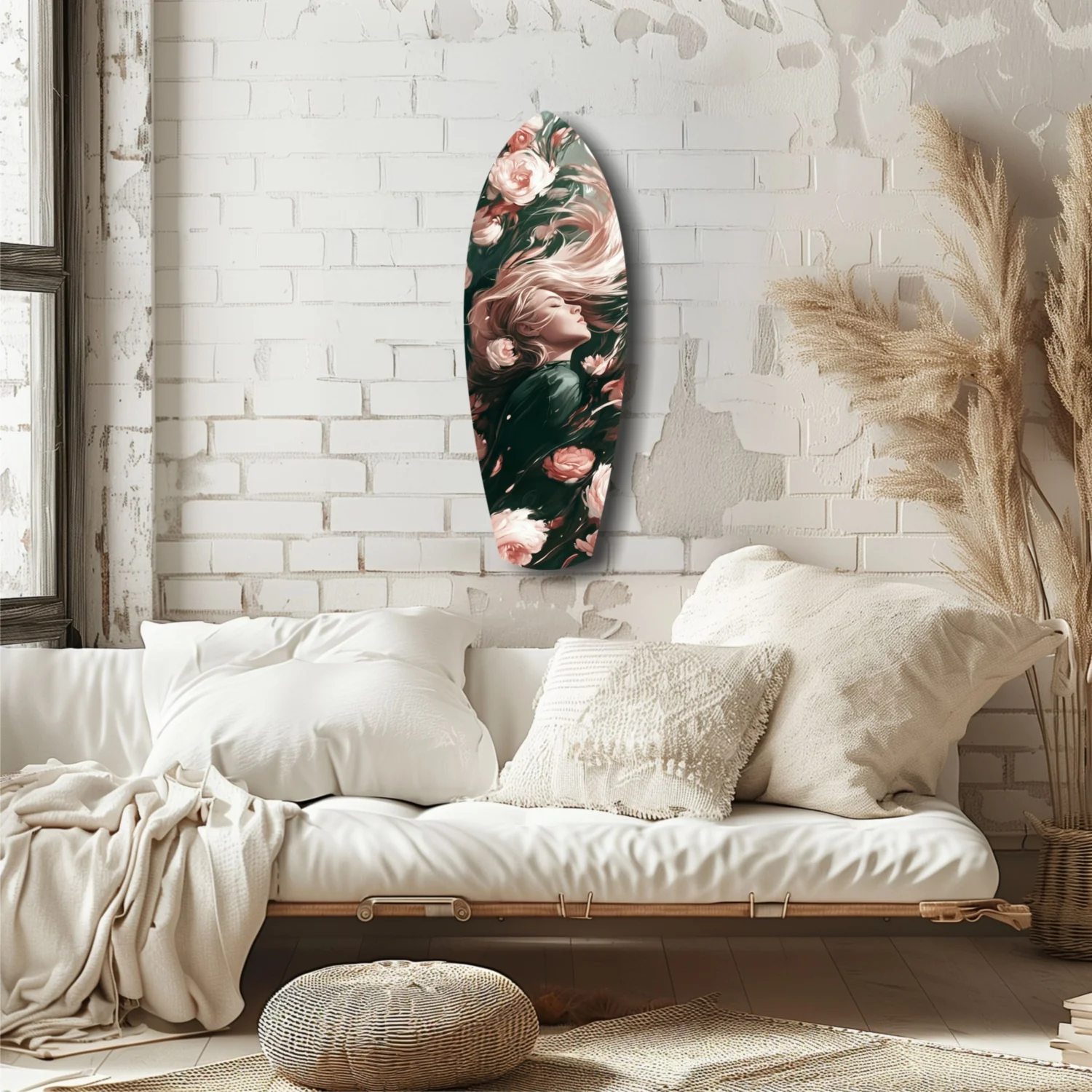 Blooming Breeze Glass Wall Art - Image 6