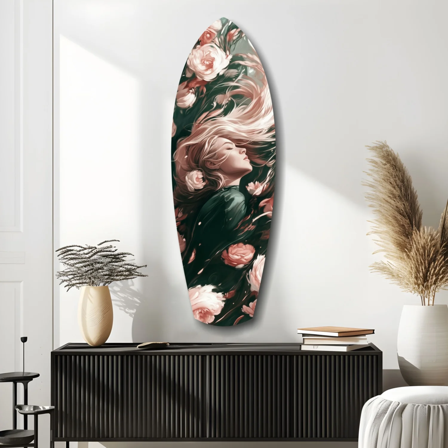 Blooming Breeze Glass Wall Art - Image 9