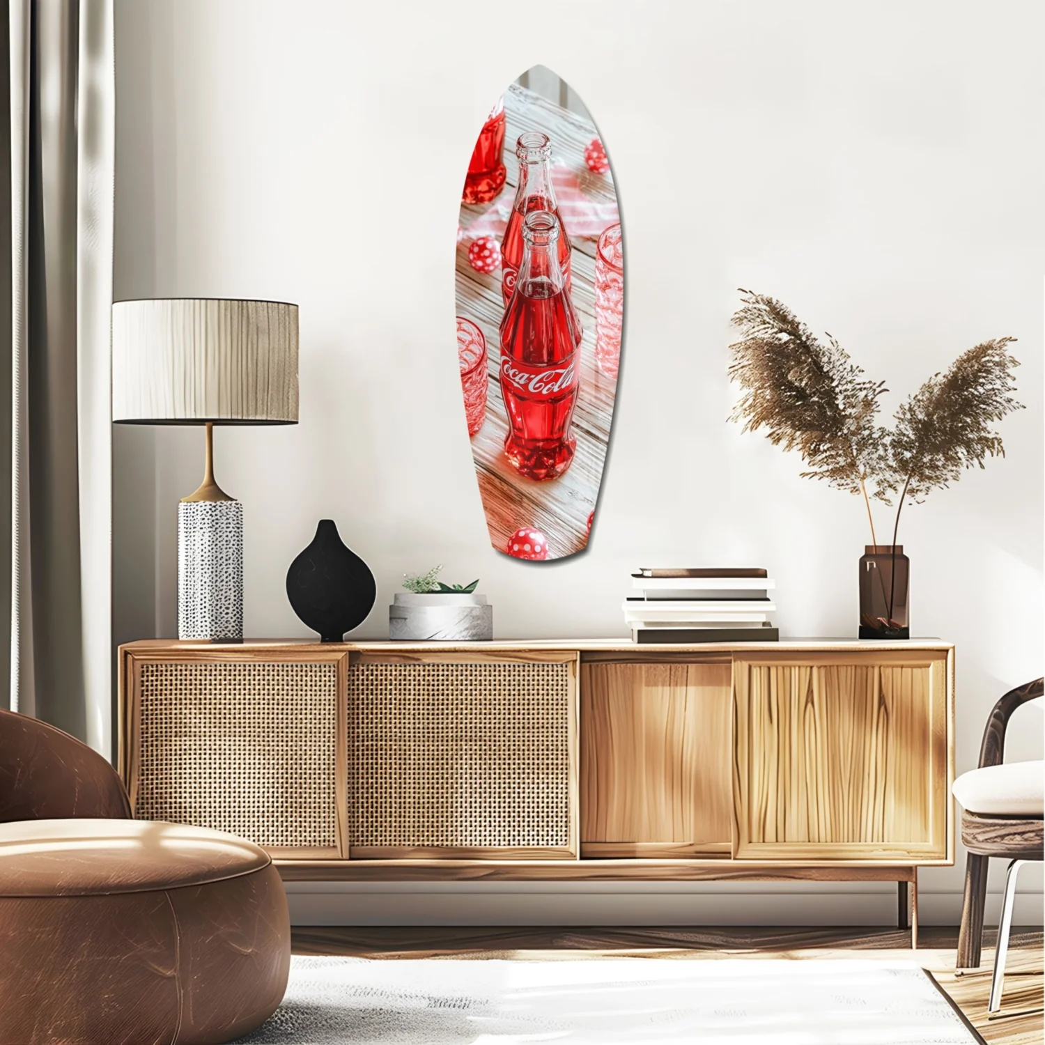 Iconic Vintage Bottle Glass Wall Art - Image 2