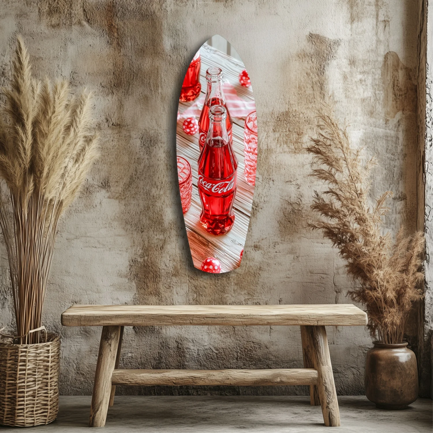 Iconic Vintage Bottle Glass Wall Art - Image 3
