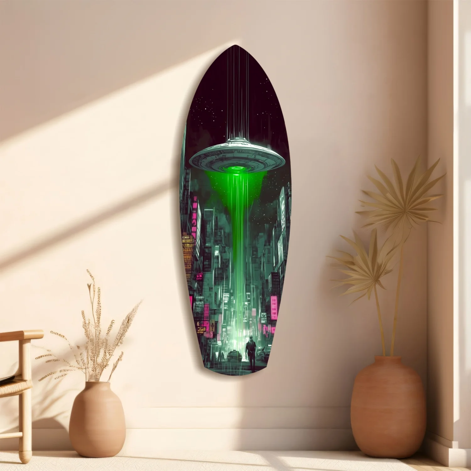 Alien Invade Glass Wall Art - Image 10