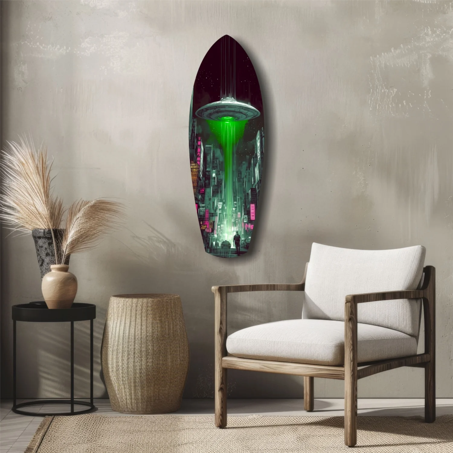 Alien Invade Glass Wall Art - Image 5