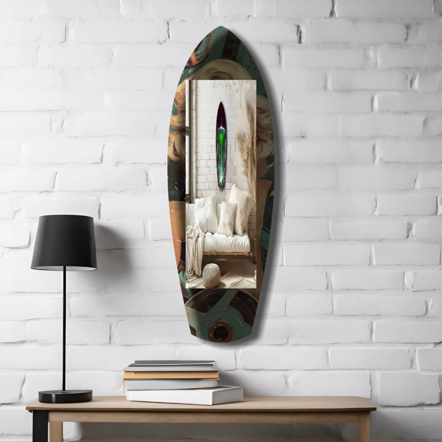 Alien Invade Glass Wall Art - Image 4