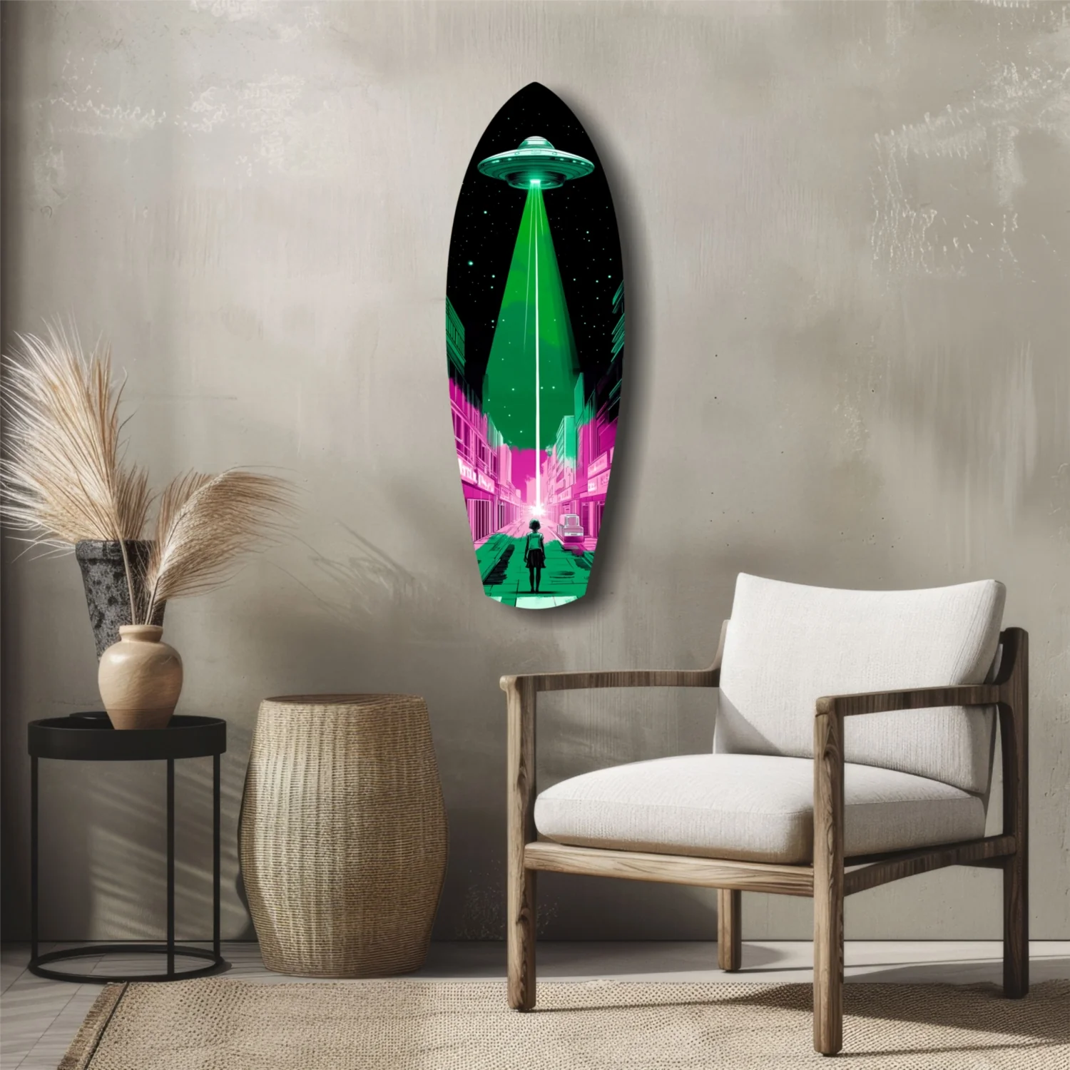 Alien Invade Glass Wall Art - Image 5