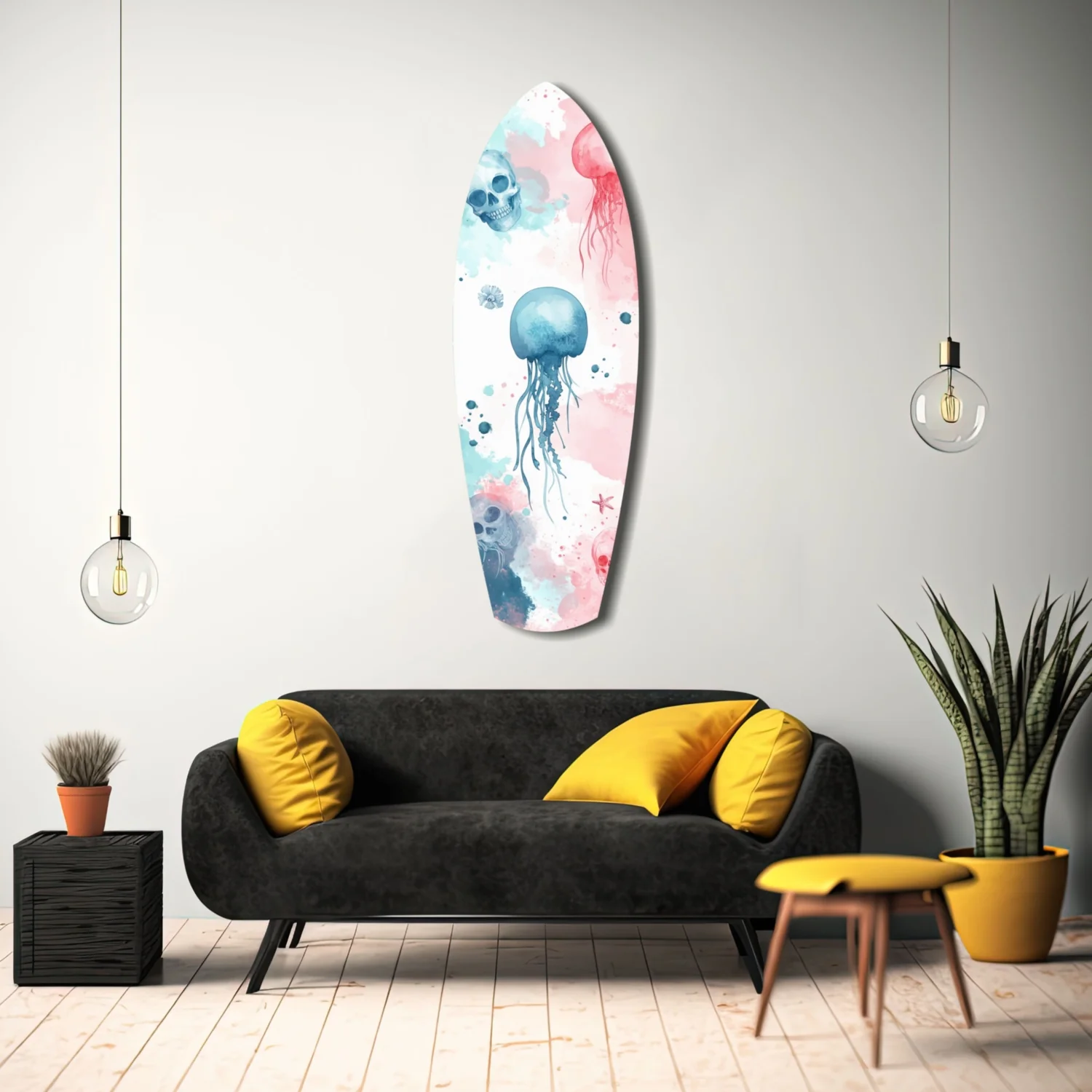 JellyFish Glass Wall Art - Image 11