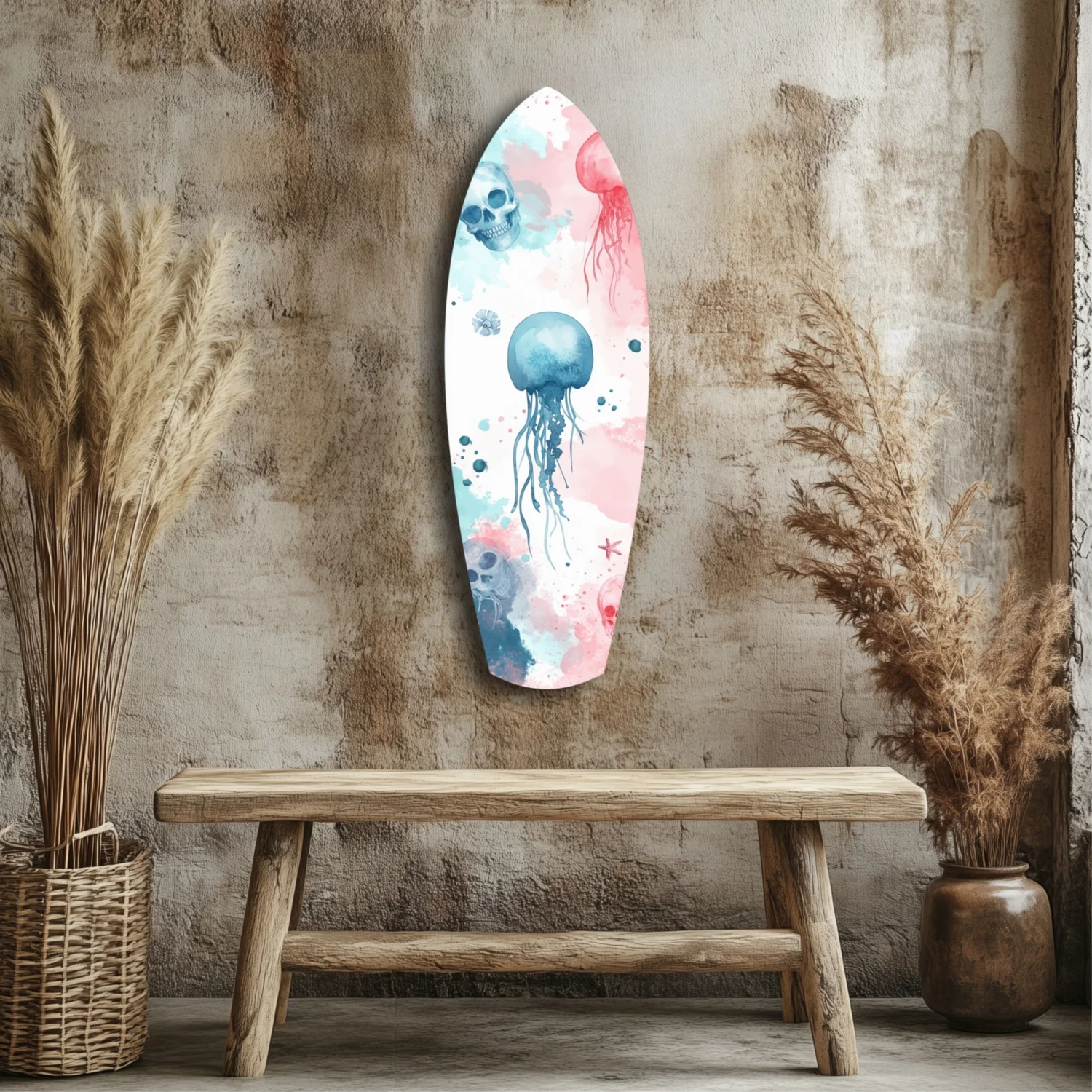 JellyFish Glass Wall Art - Image 3