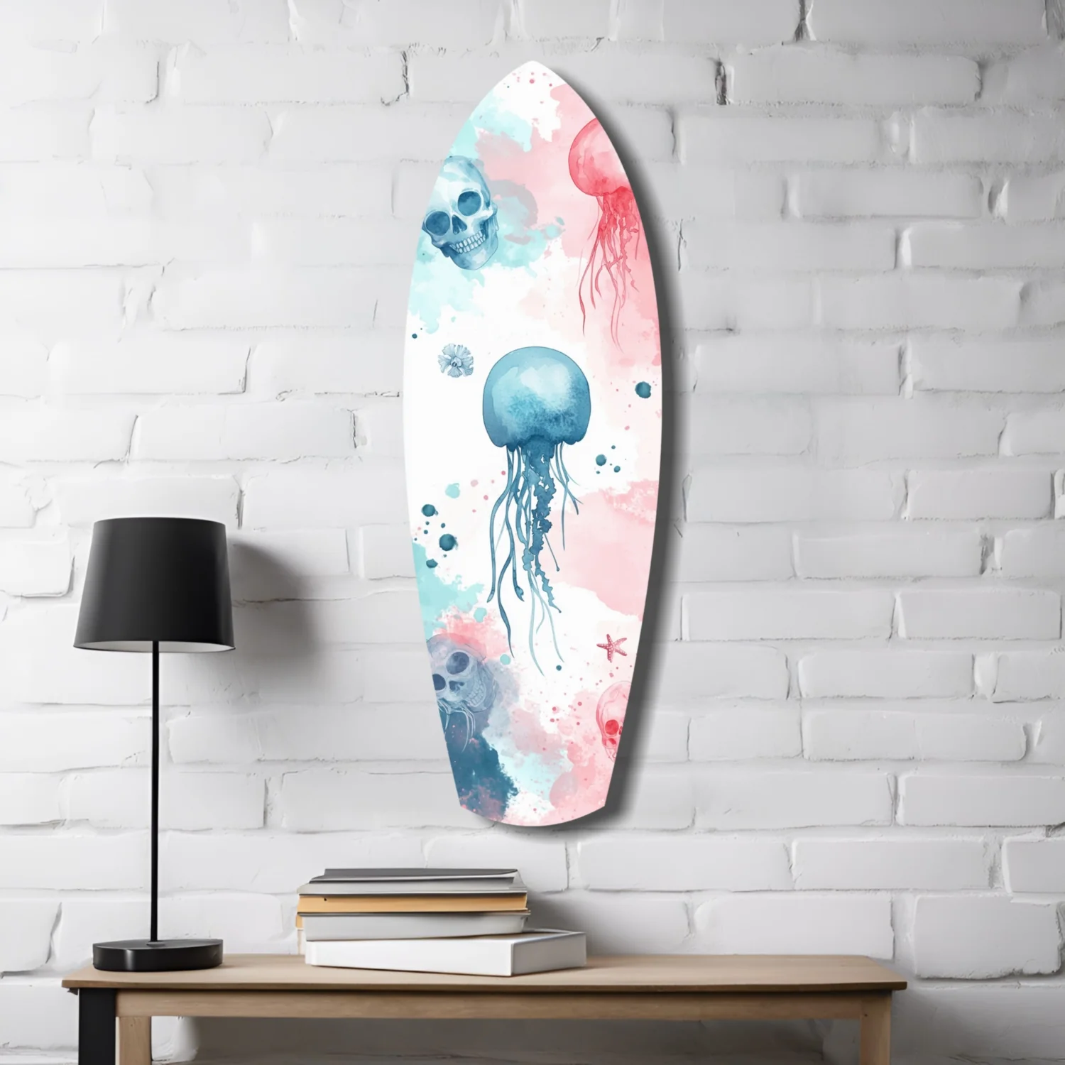 JellyFish Glass Wall Art - Image 4