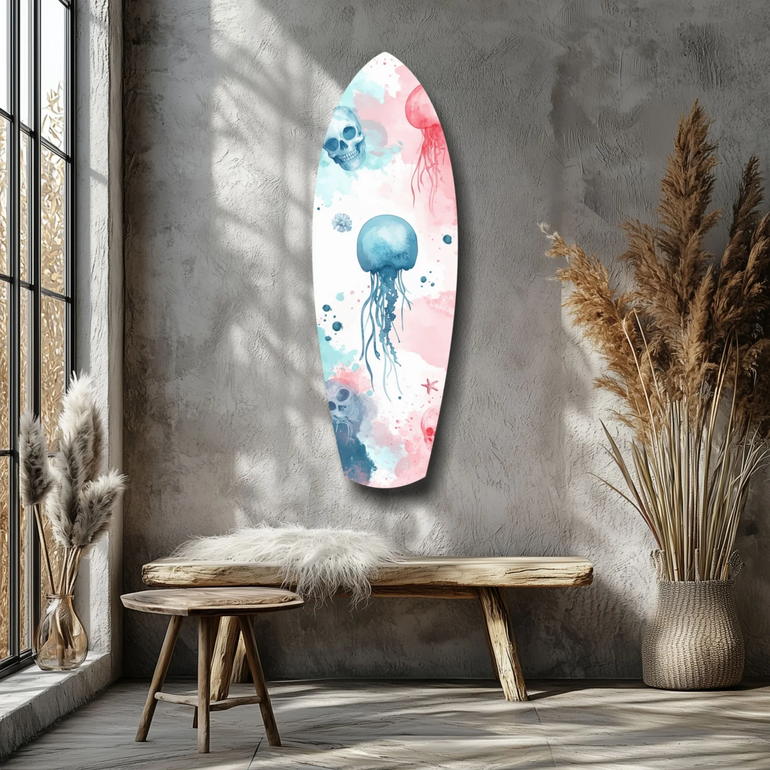 JellyFish Glass Wall Art - Image 7