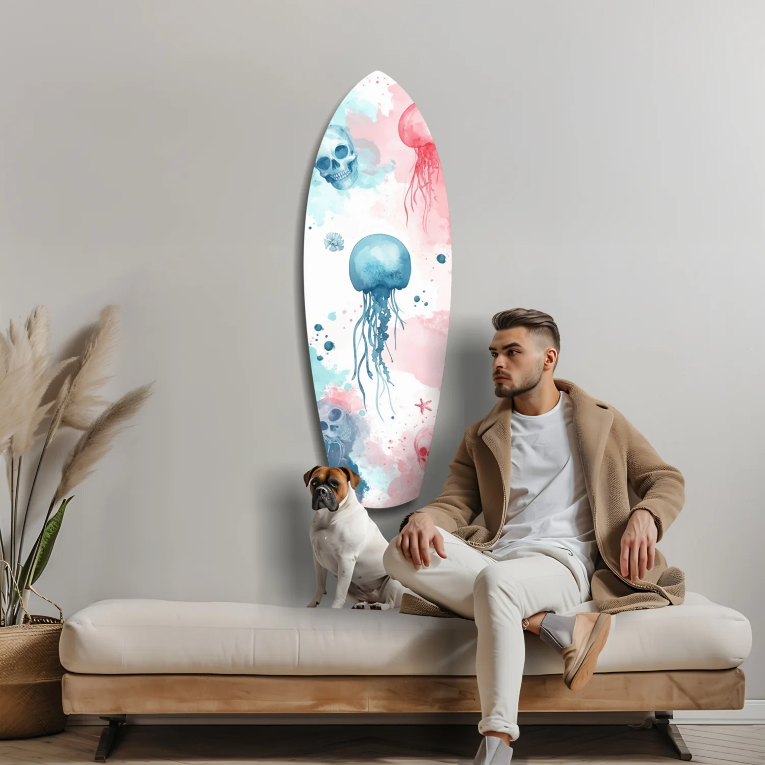 JellyFish Glass Wall Art - Image 8