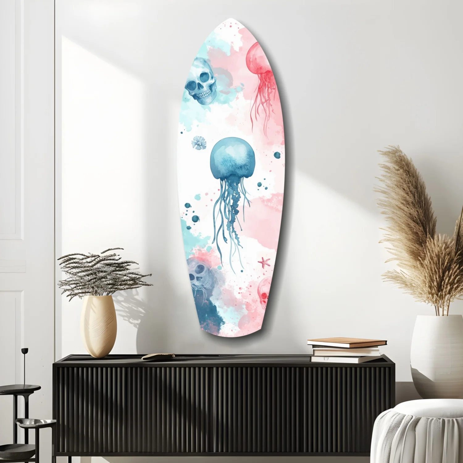 JellyFish Glass Wall Art - Image 9
