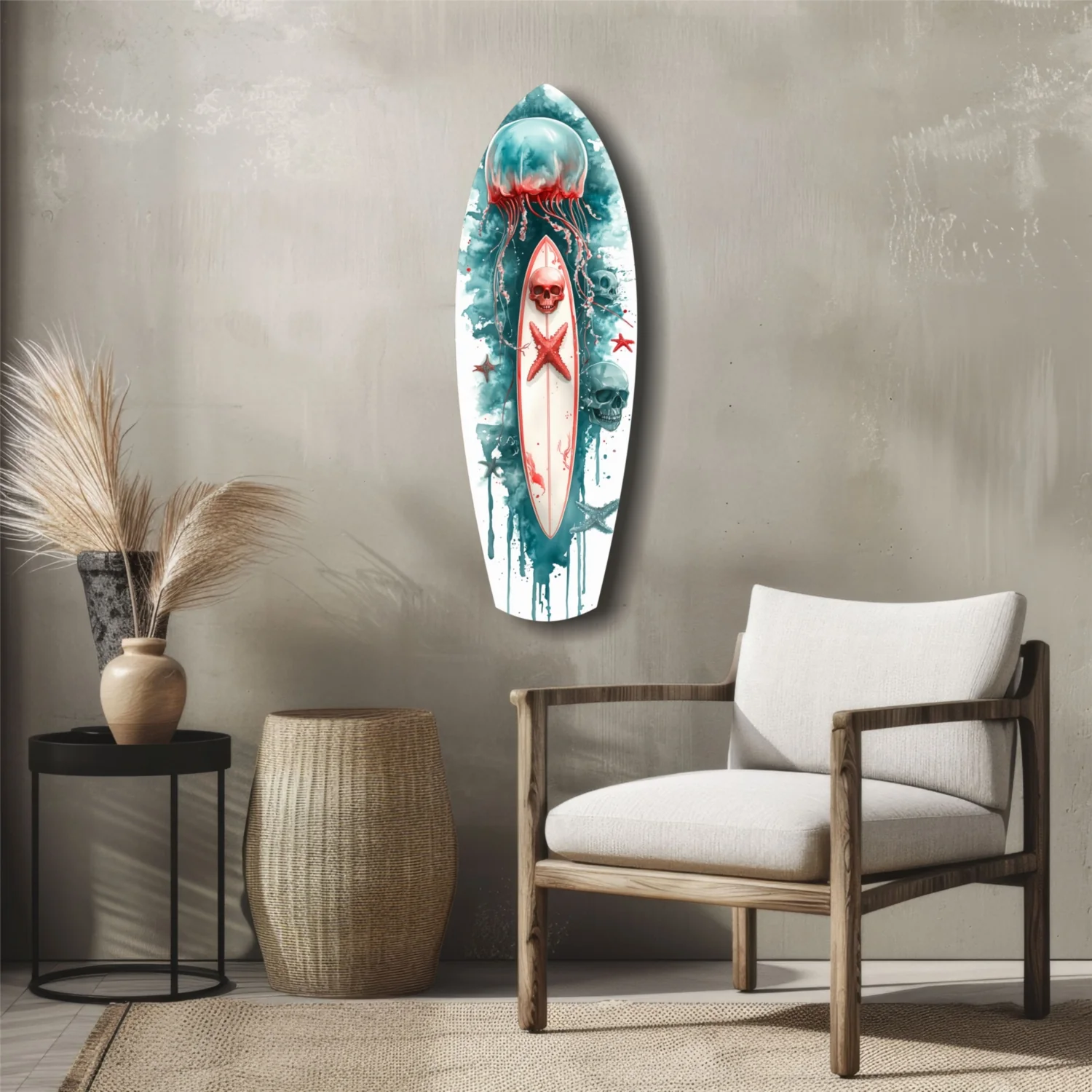 JellyFish Glass Wall Art - Image 5
