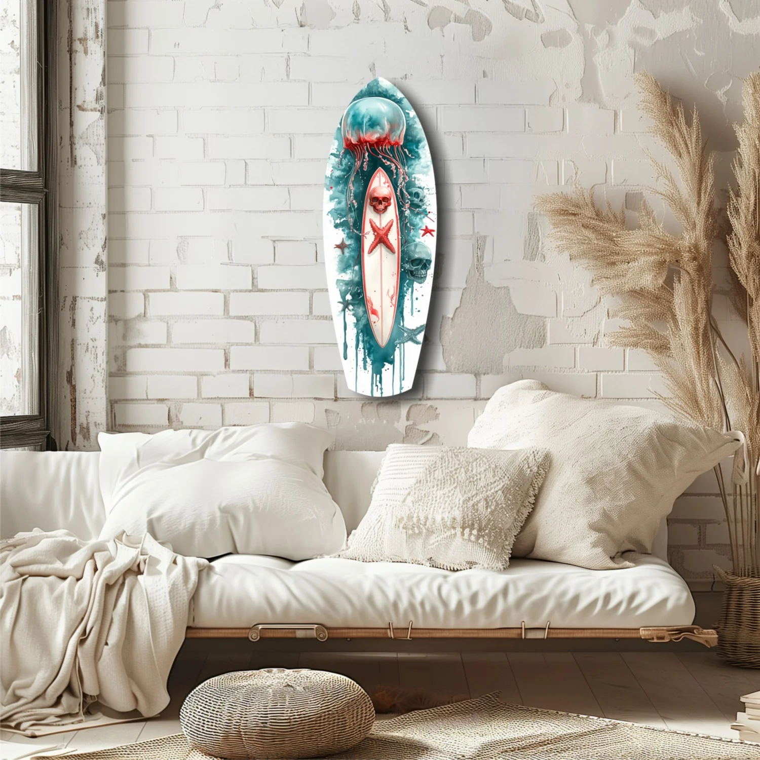 JellyFish Glass Wall Art - Image 6
