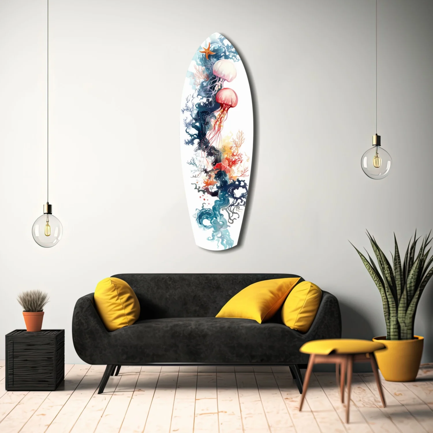 JellyFish Glass Wall Art - Image 11