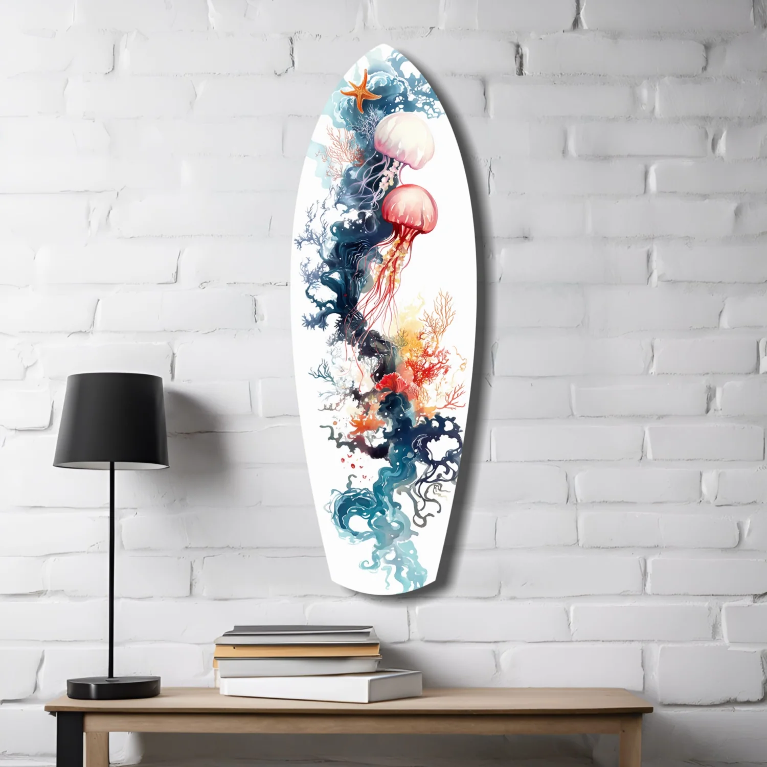 JellyFish Glass Wall Art - Image 4