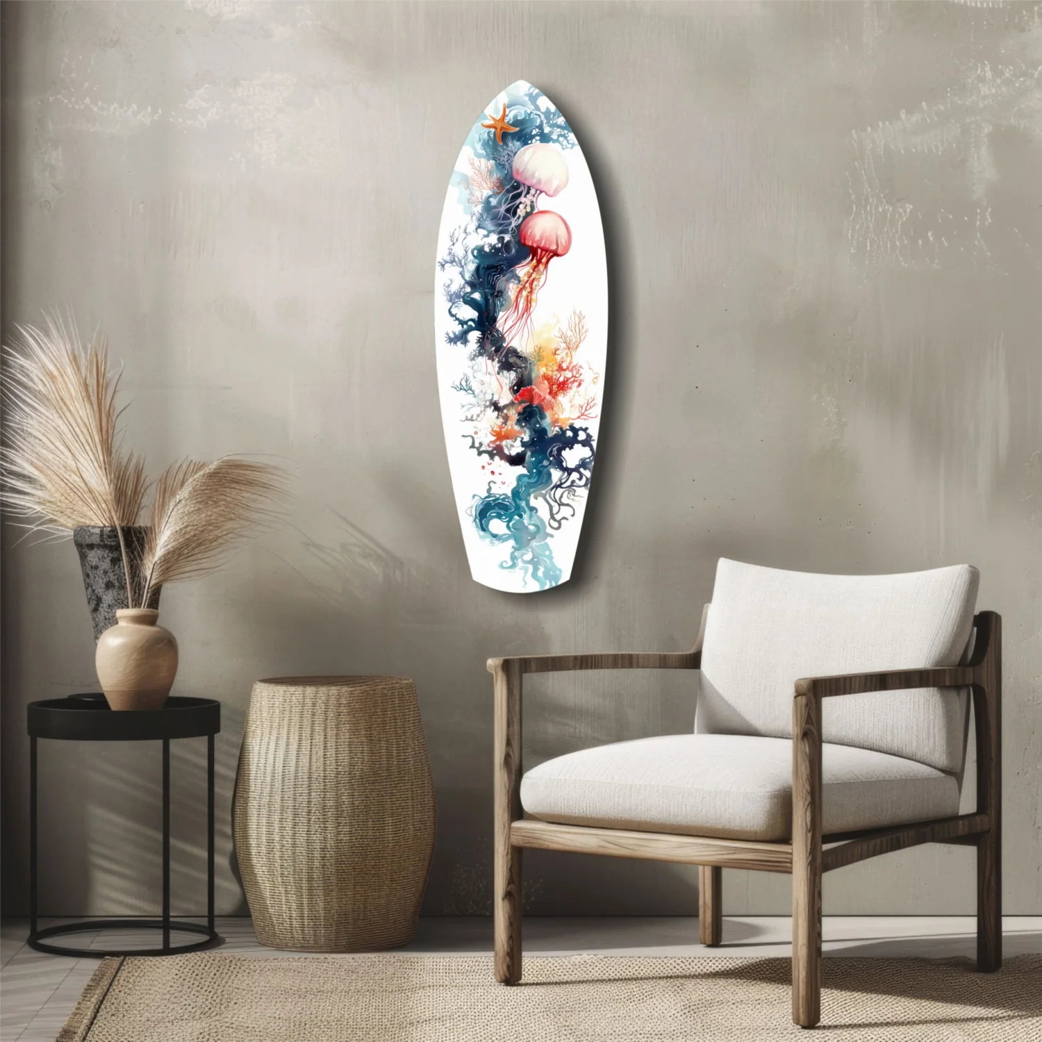 JellyFish Glass Wall Art - Image 5