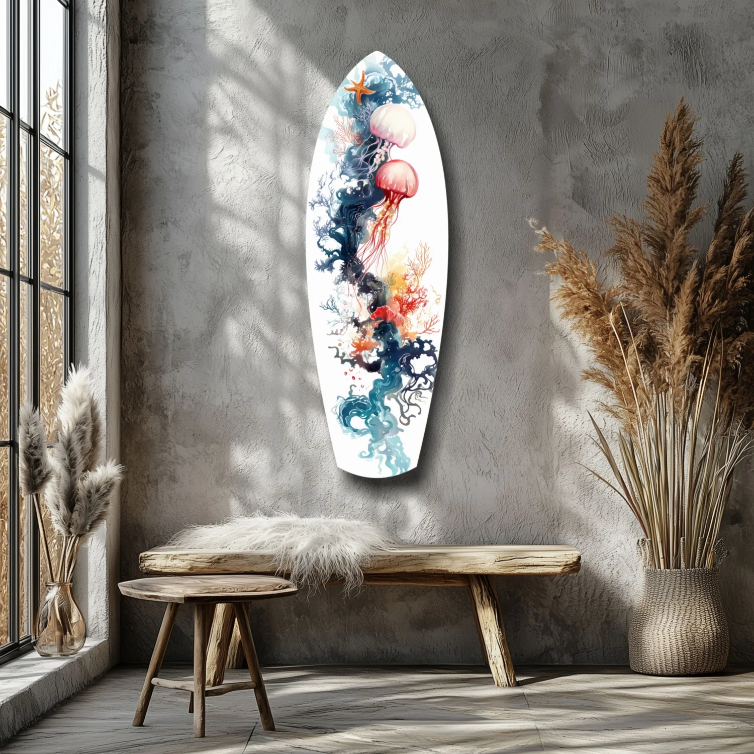 JellyFish Glass Wall Art - Image 7