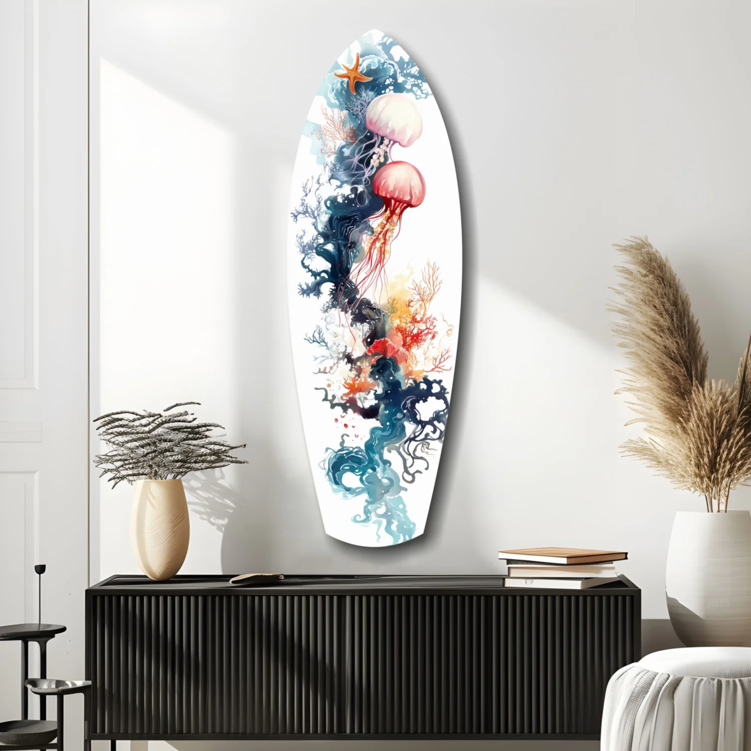 JellyFish Glass Wall Art - Image 9