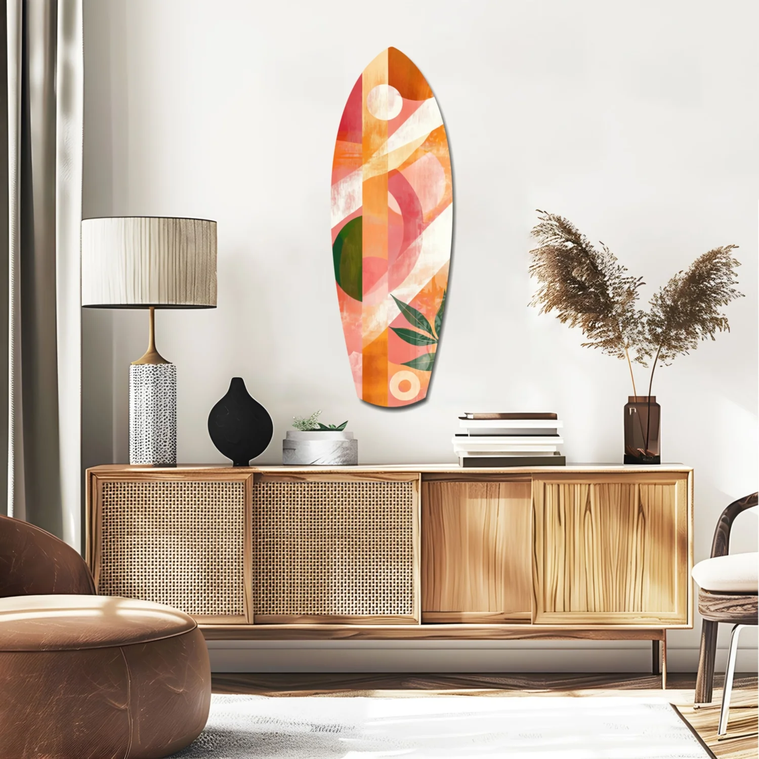 Sunset in Motion Glass Wall Art - Image 2