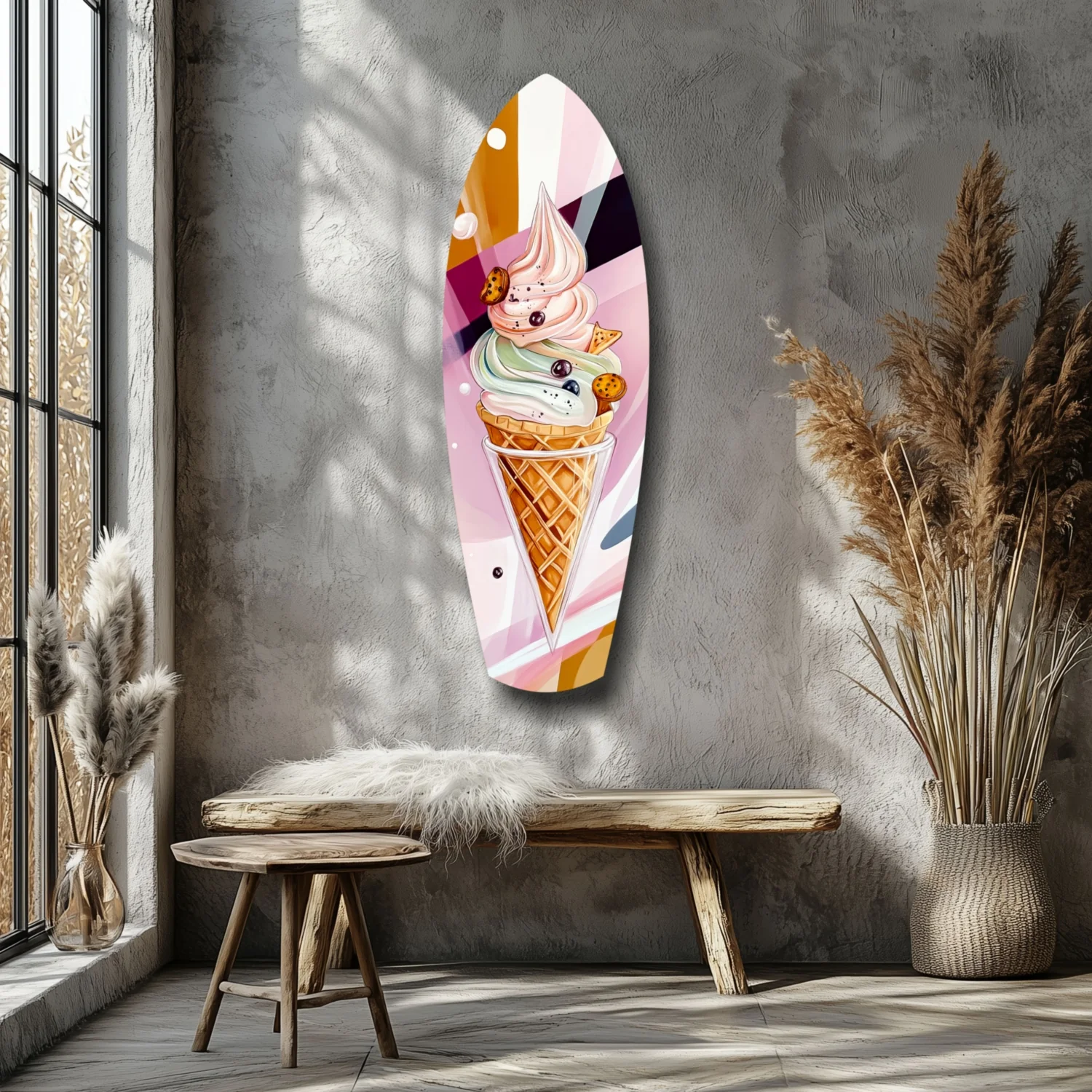 Icecream Dream Glass Wall Art - Image 7