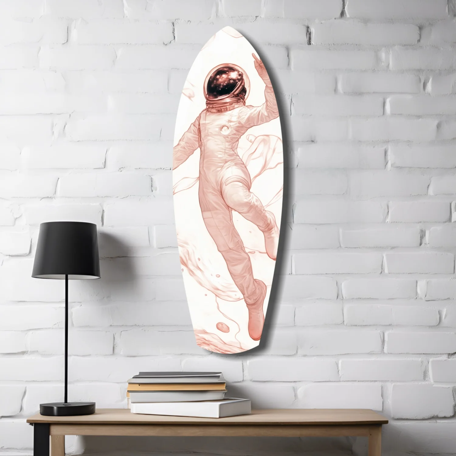 Astronaut in the Ocean Glass Wall Art - Image 4