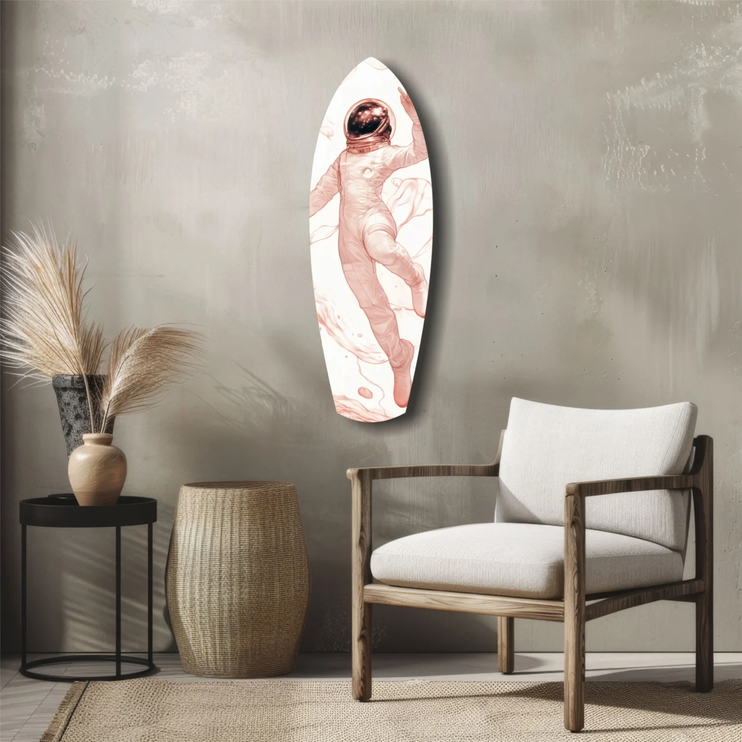 Astronaut in the Ocean Glass Wall Art - Image 5