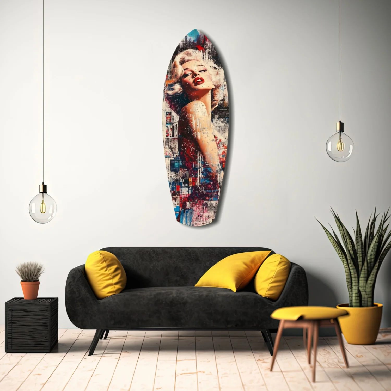 Marilyn Monroe Vintage Dreams Glass Wall Art - Image 11