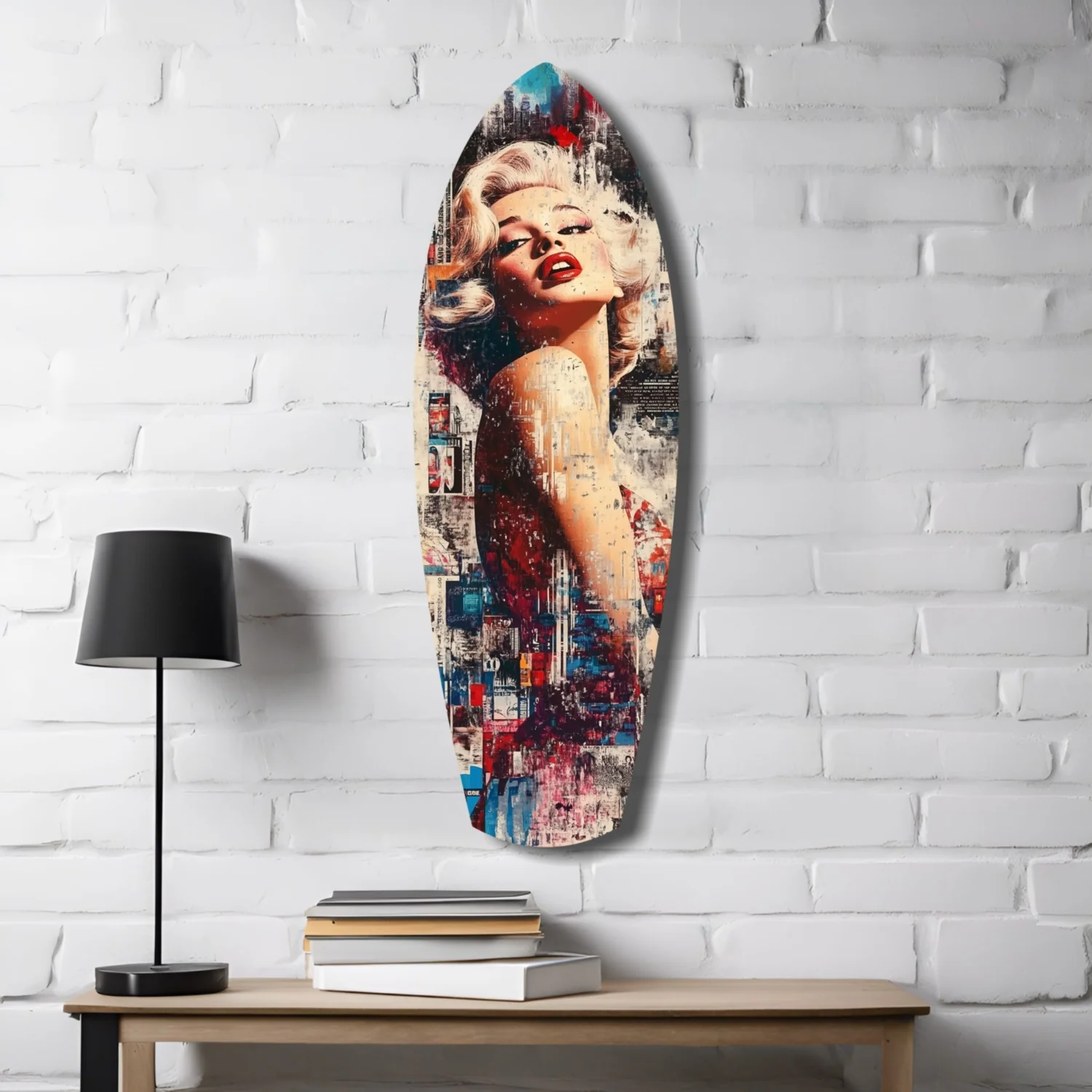 Marilyn Monroe Vintage Dreams Glass Wall Art - Image 4