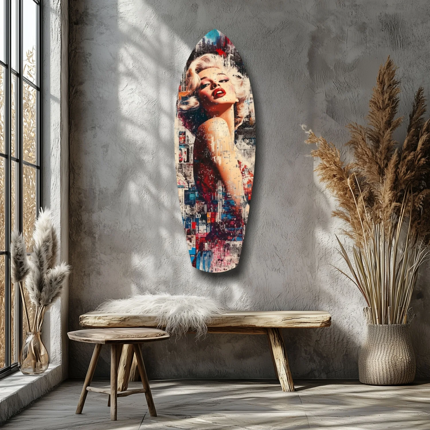 Marilyn Monroe Vintage Dreams Glass Wall Art - Image 7