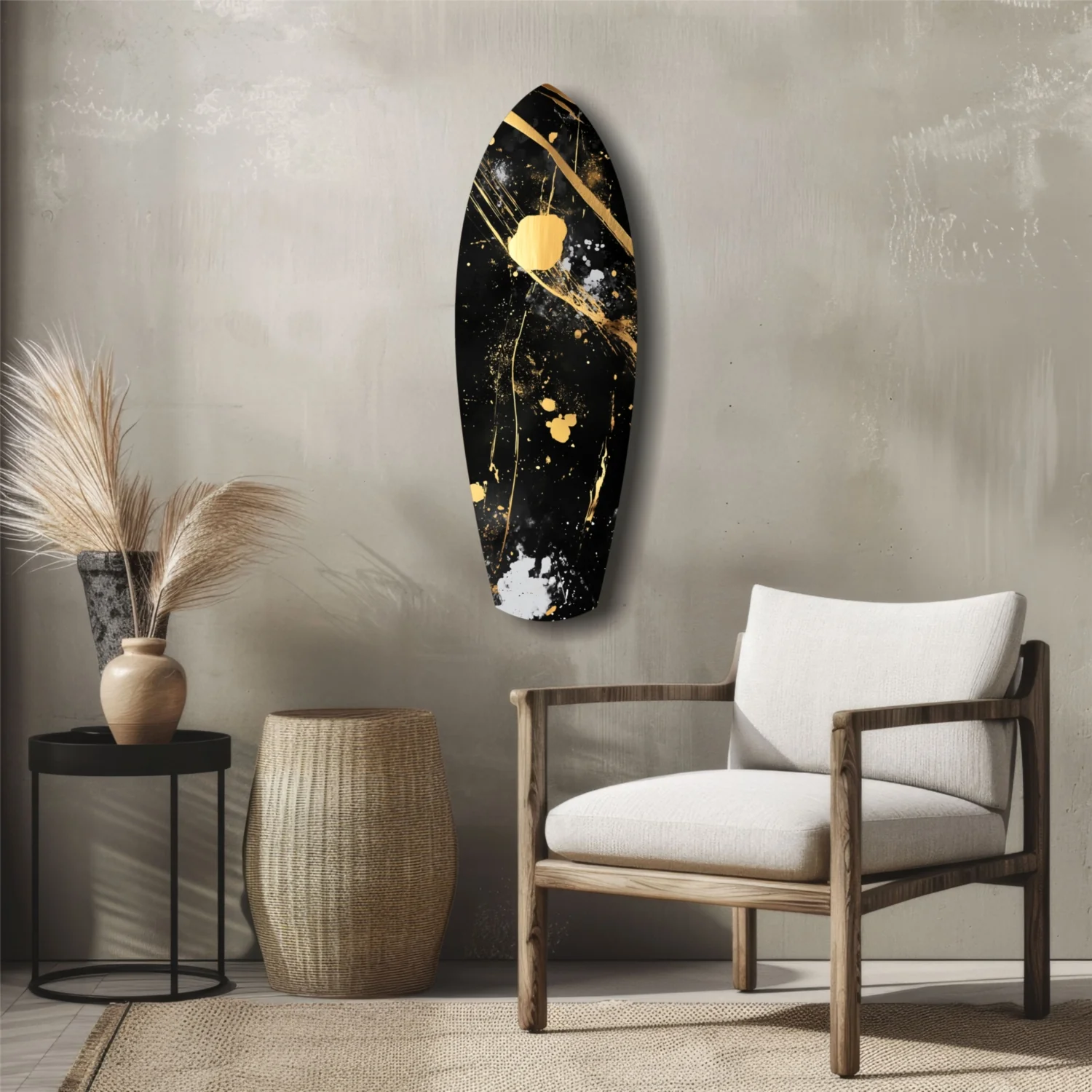 Golden Stained Glass Wall Art - Image 5