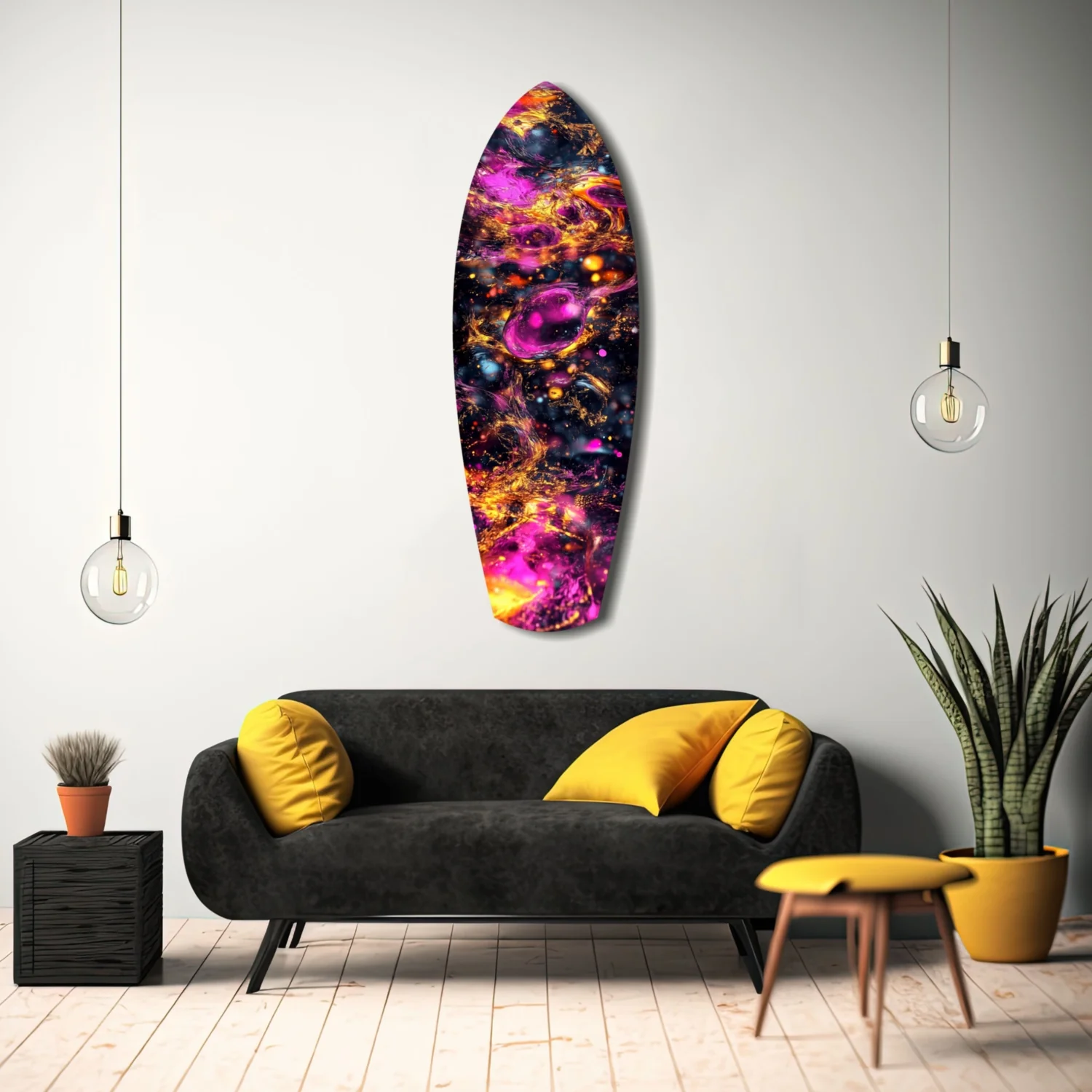 Kinetic Cosmos Glass Wall Art - Image 11